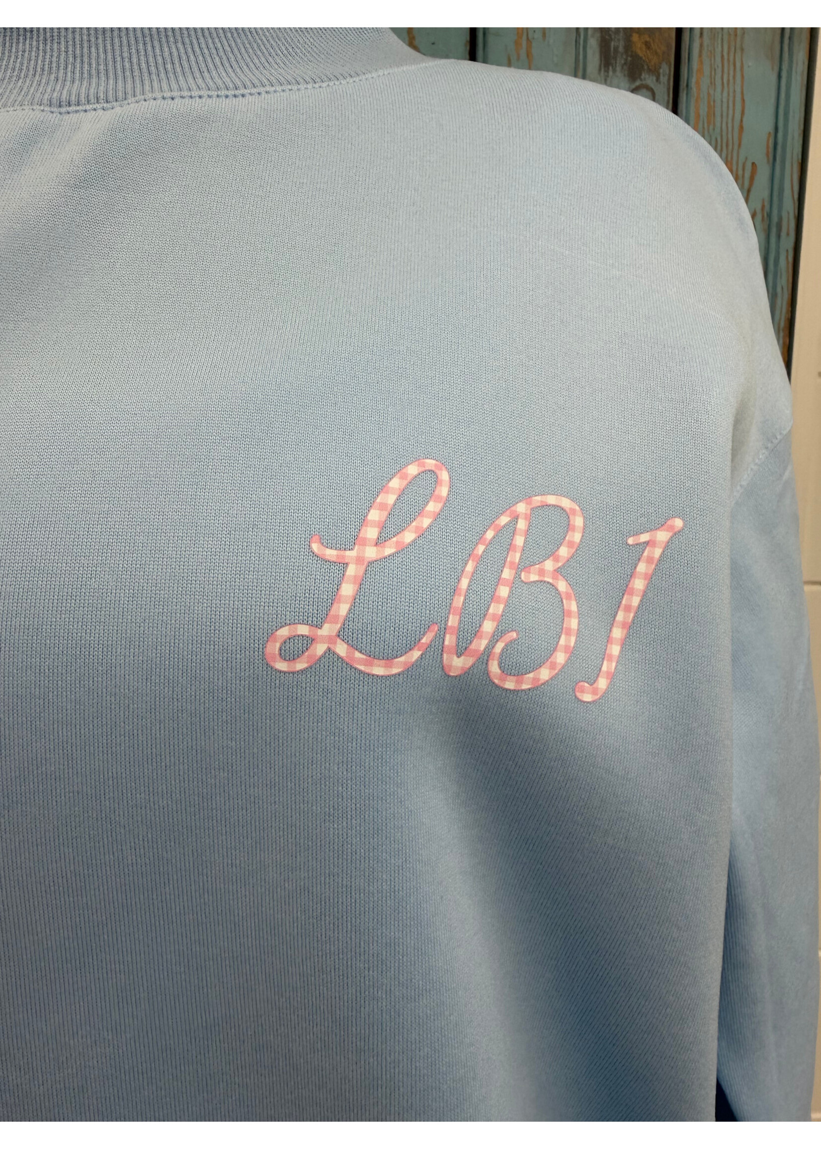 Wink W LBI Pink Ginham Sweatshirt