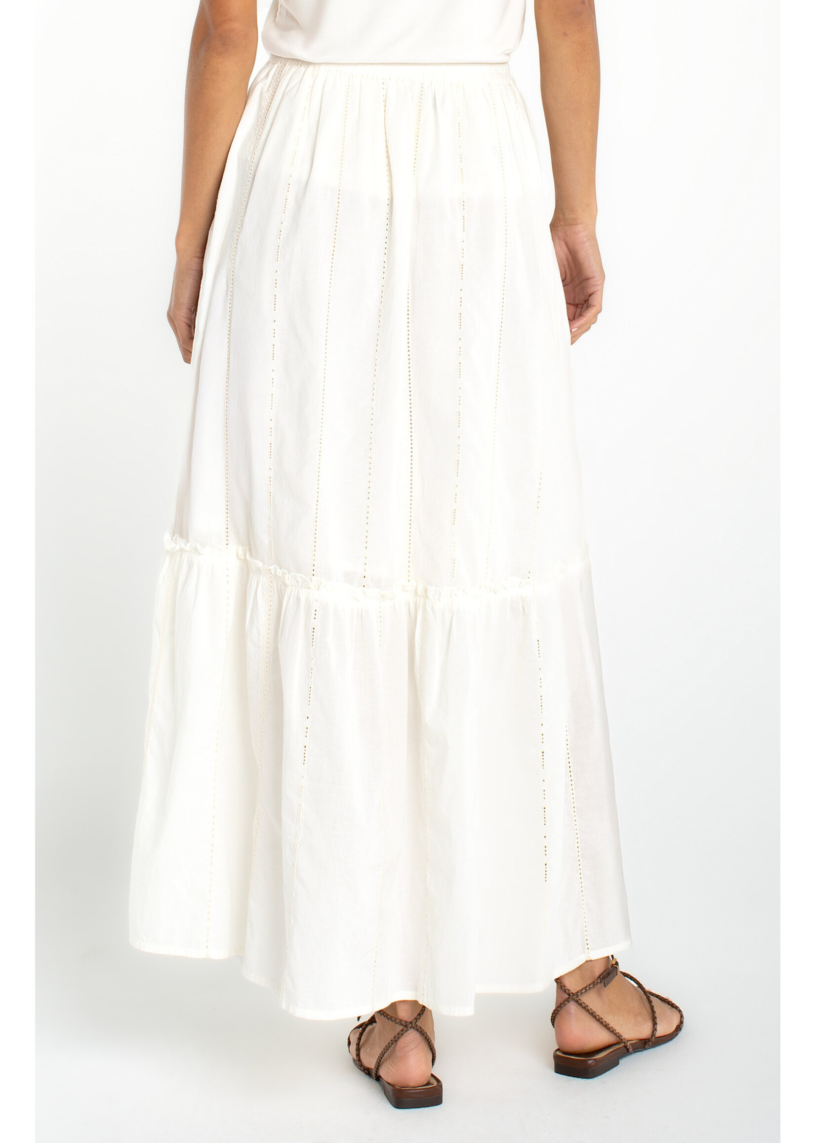 Liverpool LP Tiered Woven Skirt