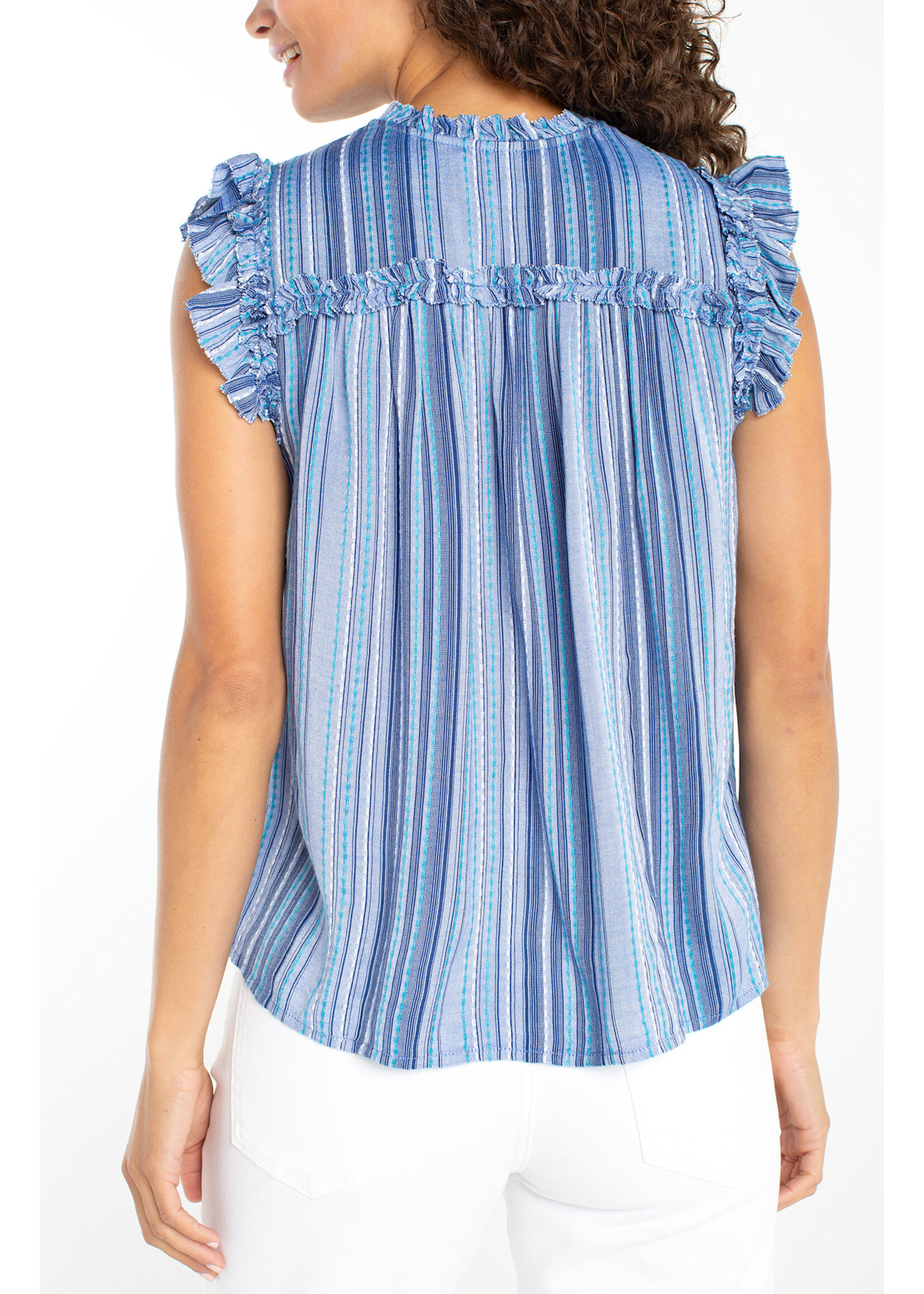 Liverpool LP Blue Striped Tank