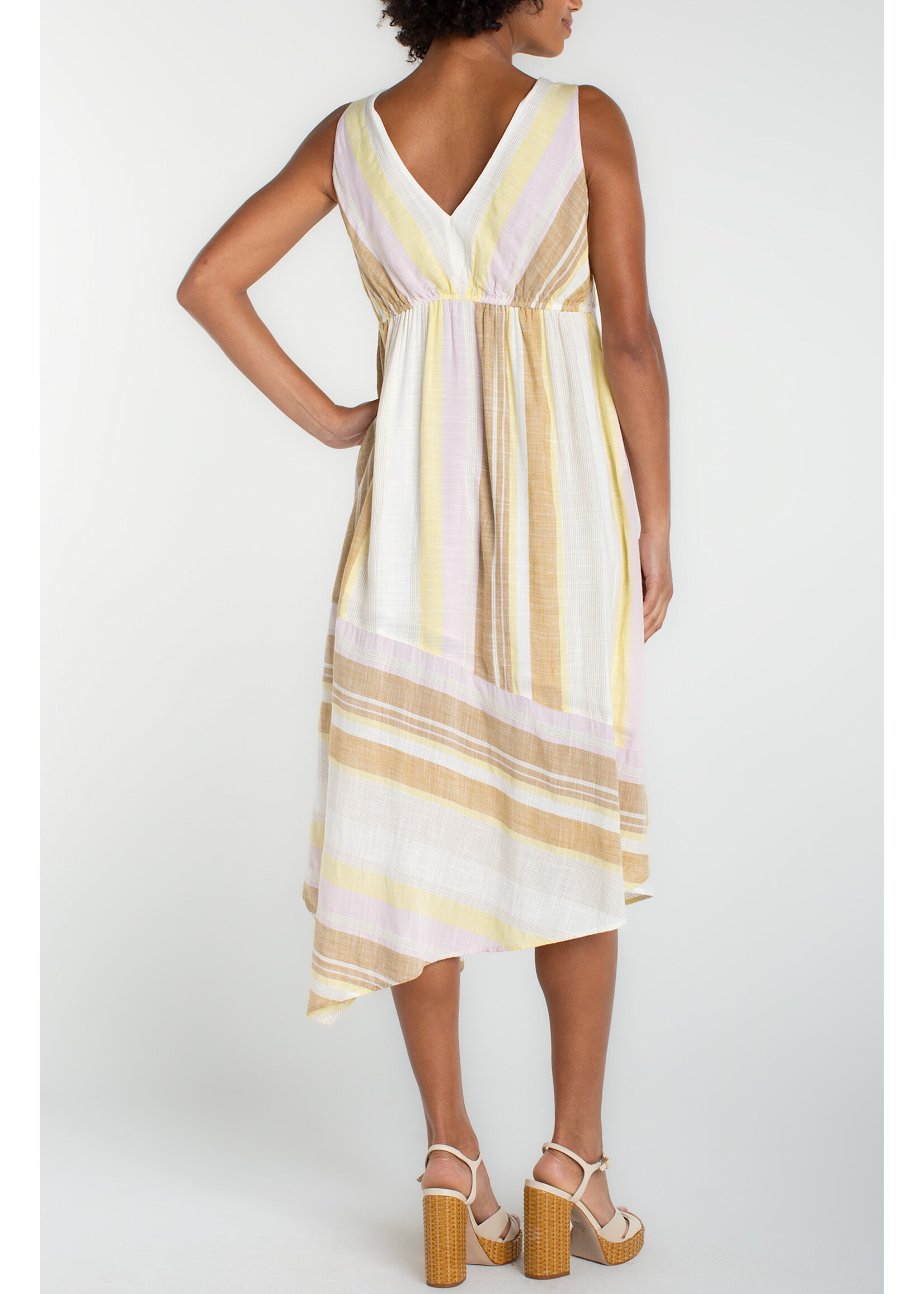Liverpool LP Tan Hankerchief Dress
