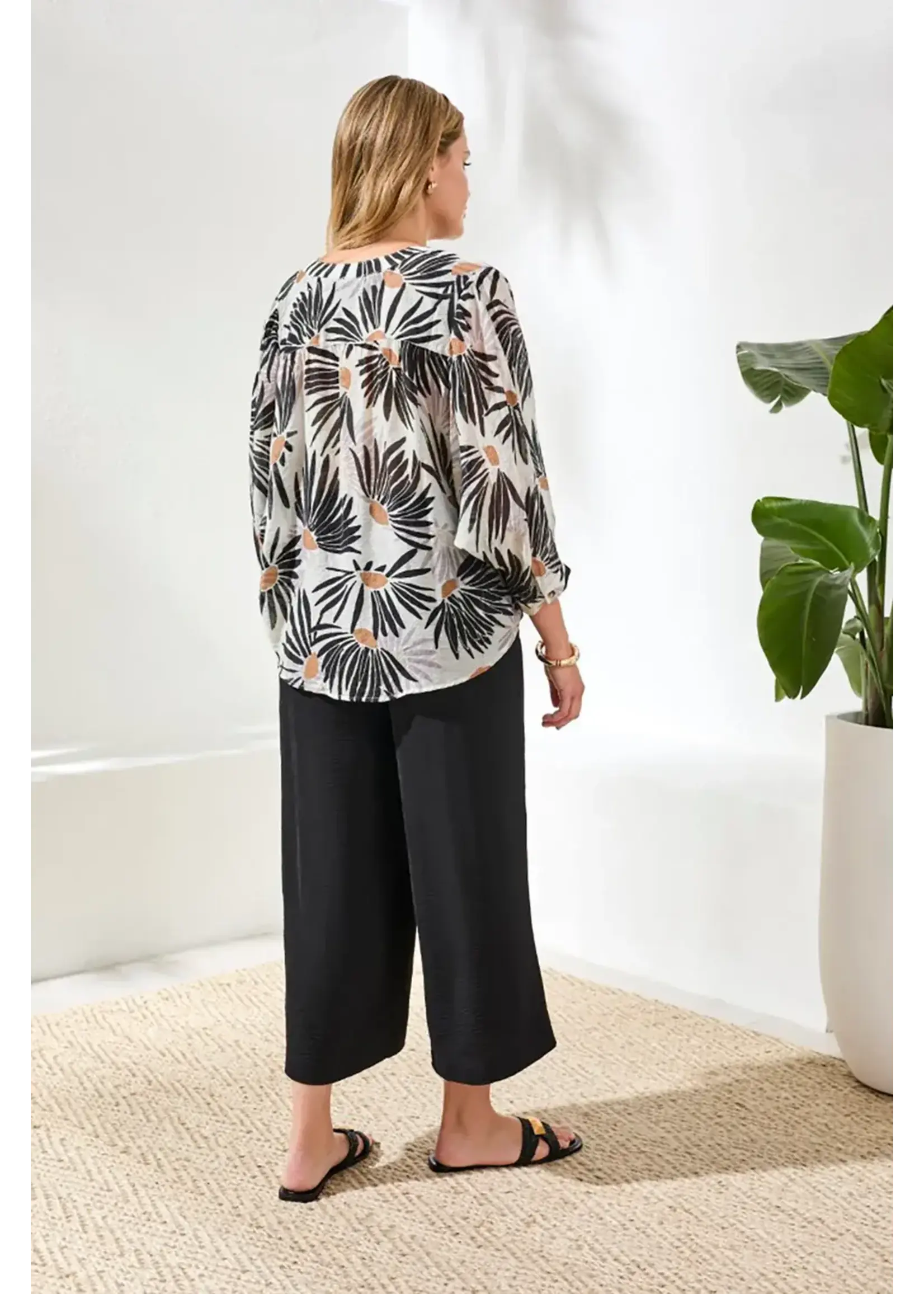Tribal T Flowy Dolman Sleeve Blouse