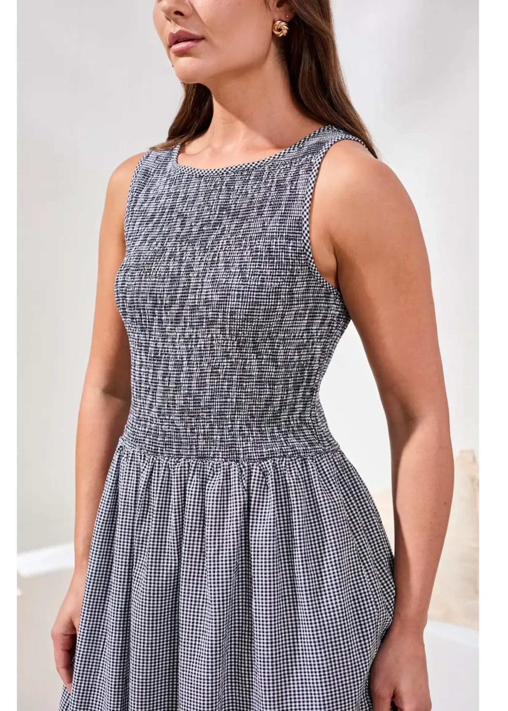 Tribal T Ruched Detail Dress