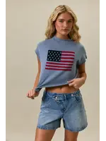 Le Lis USA Graphic Sweater