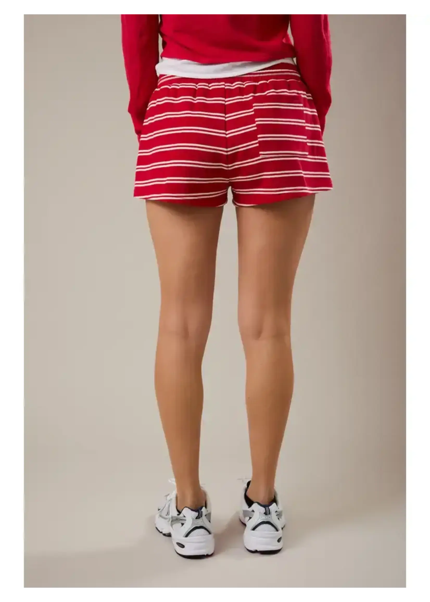 Le Lis Le Lis Low Waist Knit Track Shorts