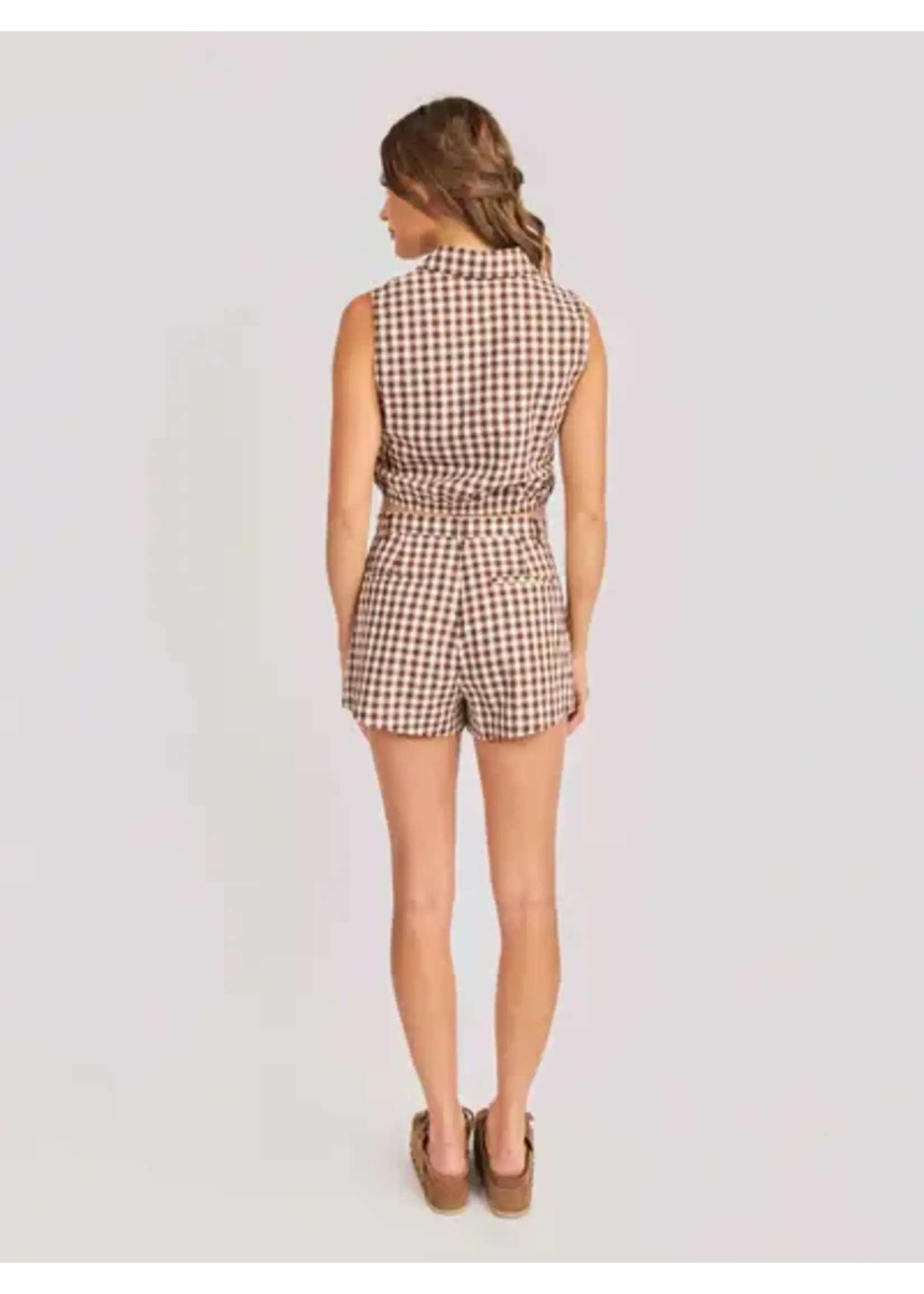 Sadie Sage SS Mustang Gingham Shorts