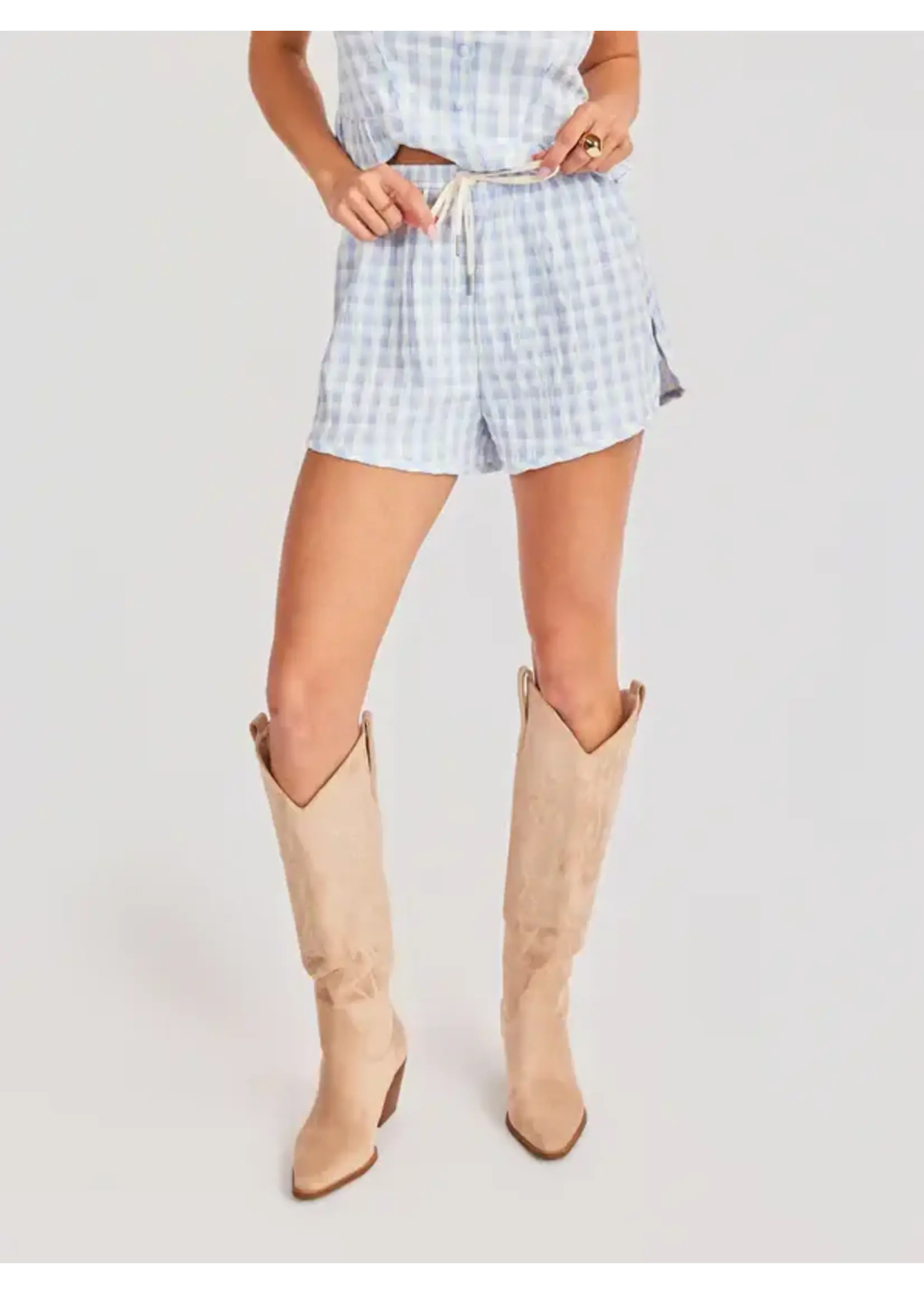 Sadie Sage SS Starlet Gingham Short