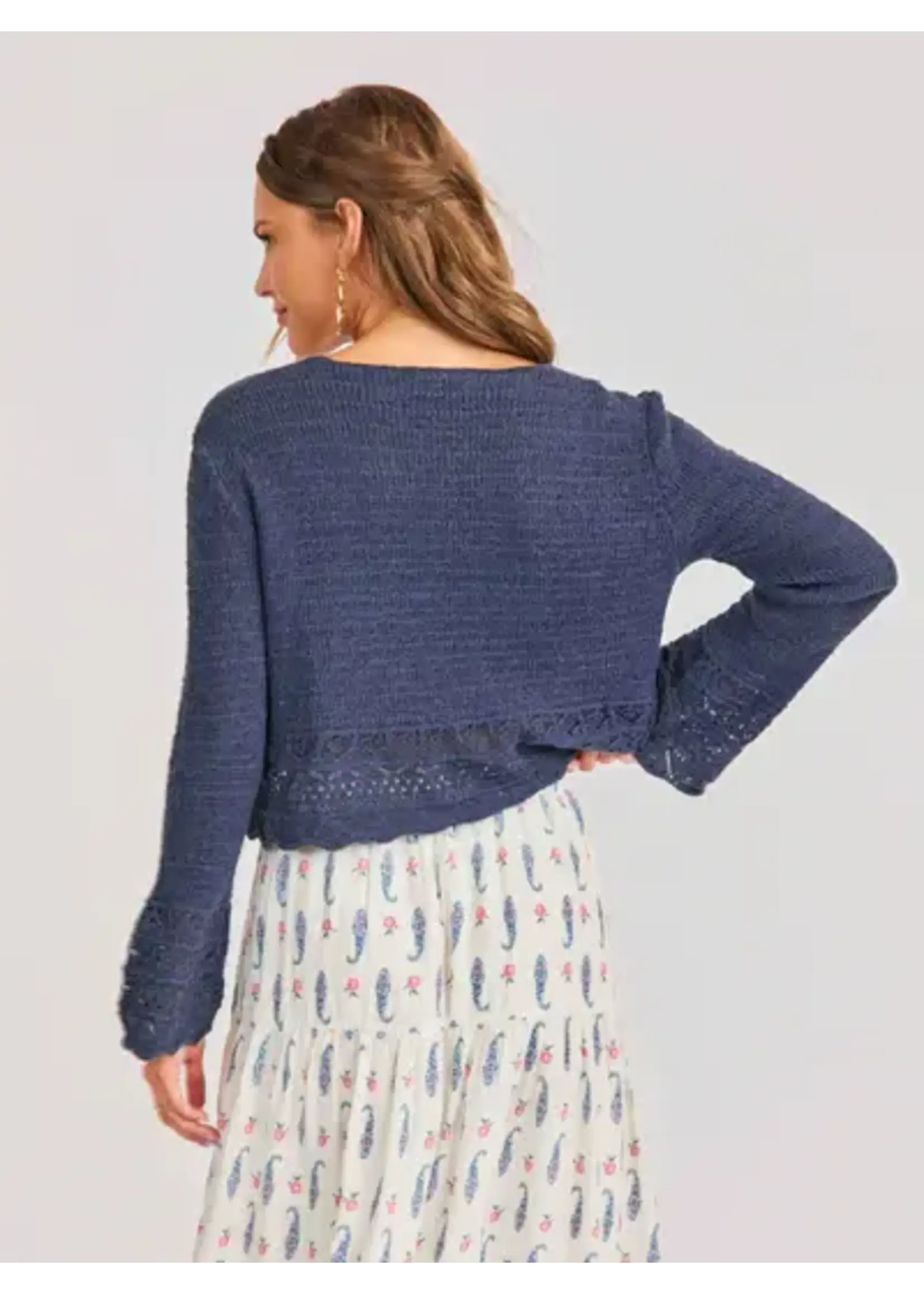 Sadie Sage SS Calico Pullover