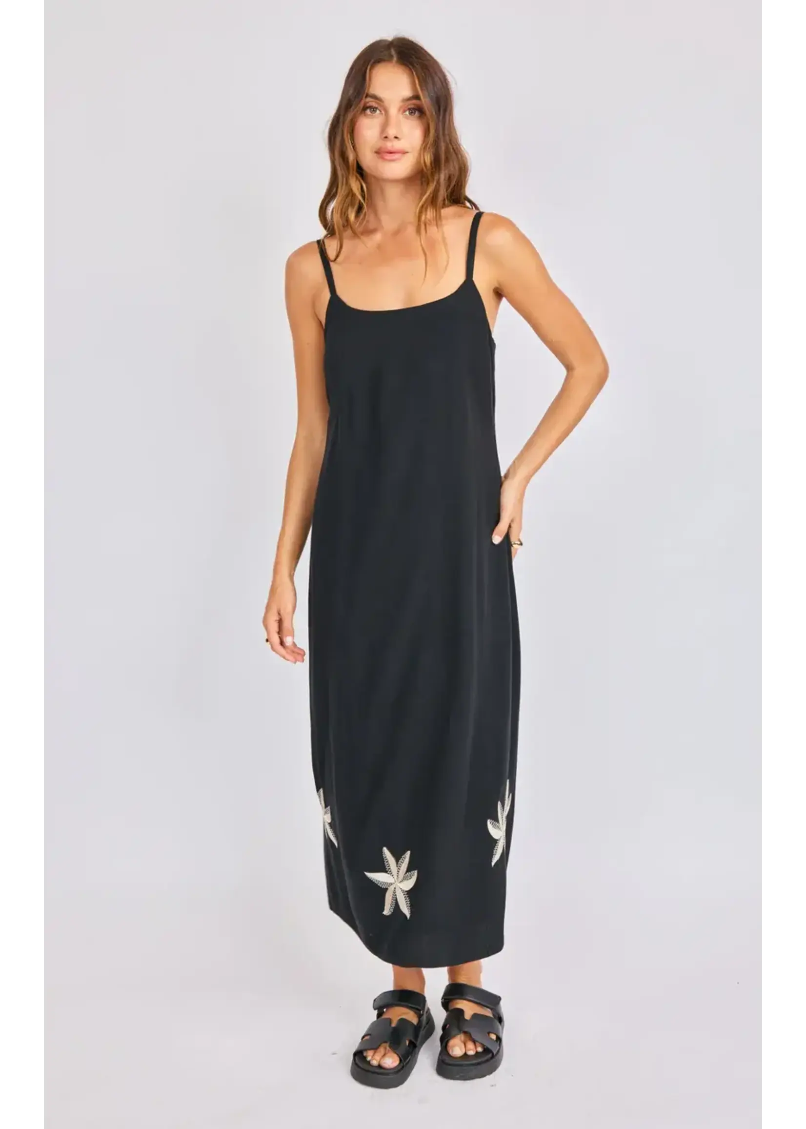 Sadie Sage SS Neptune Embroidered Maxi Dress