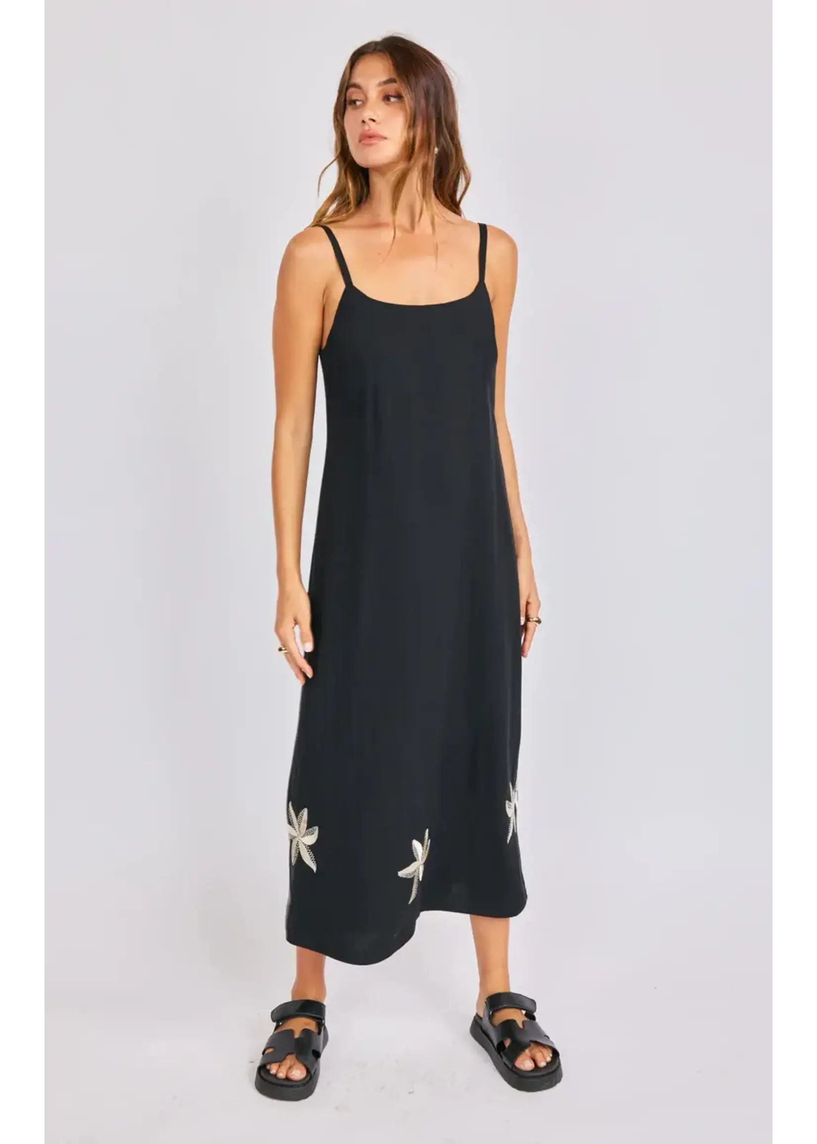 Sadie Sage SS Neptune Embroidered Maxi Dress