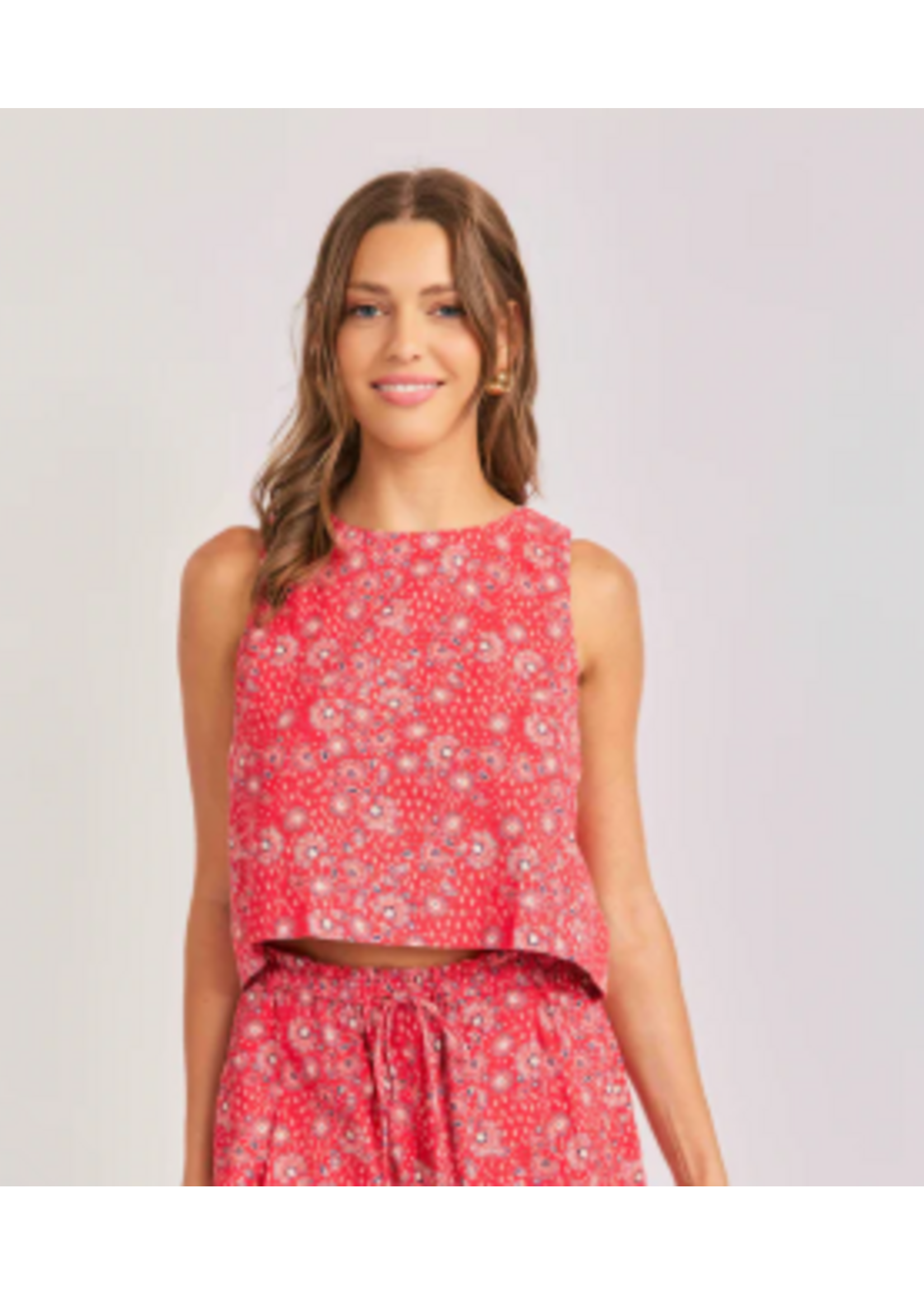 Sadie Sage SS Firecracker Slvless Top