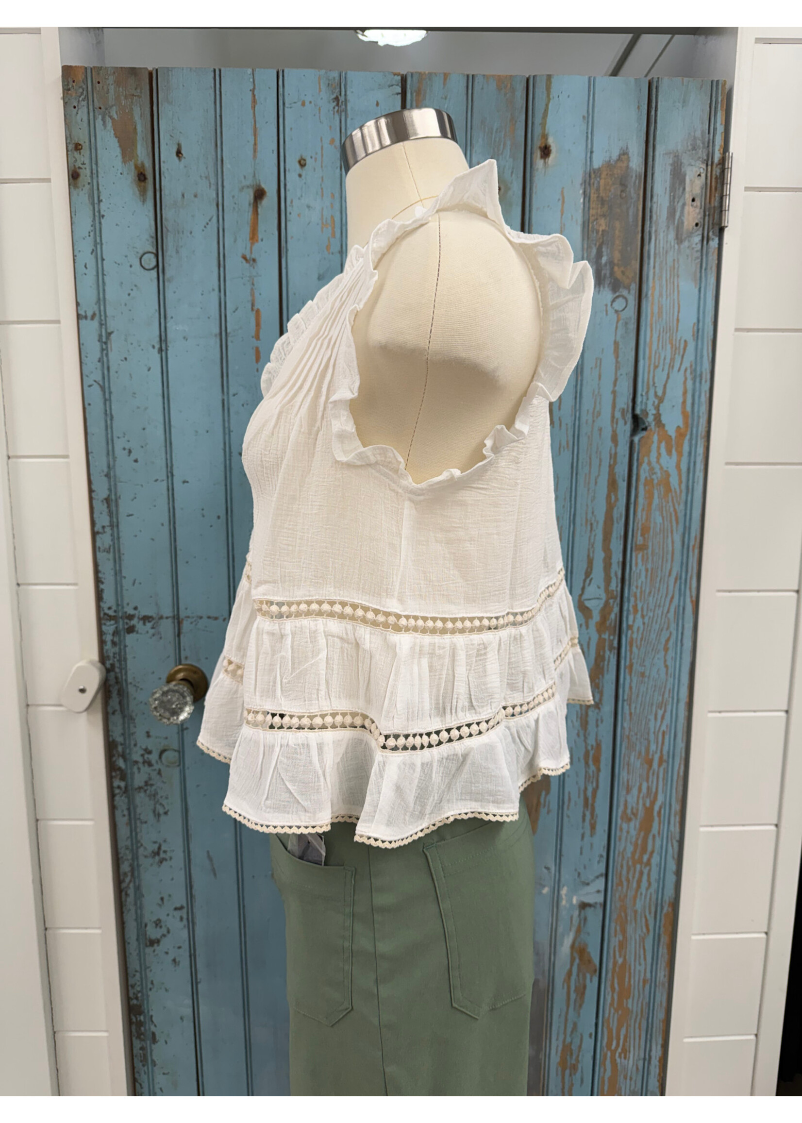 Sadie Sage SS Rosabelle Ruffle Top