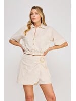 Allie Rose Cinch Waist Top