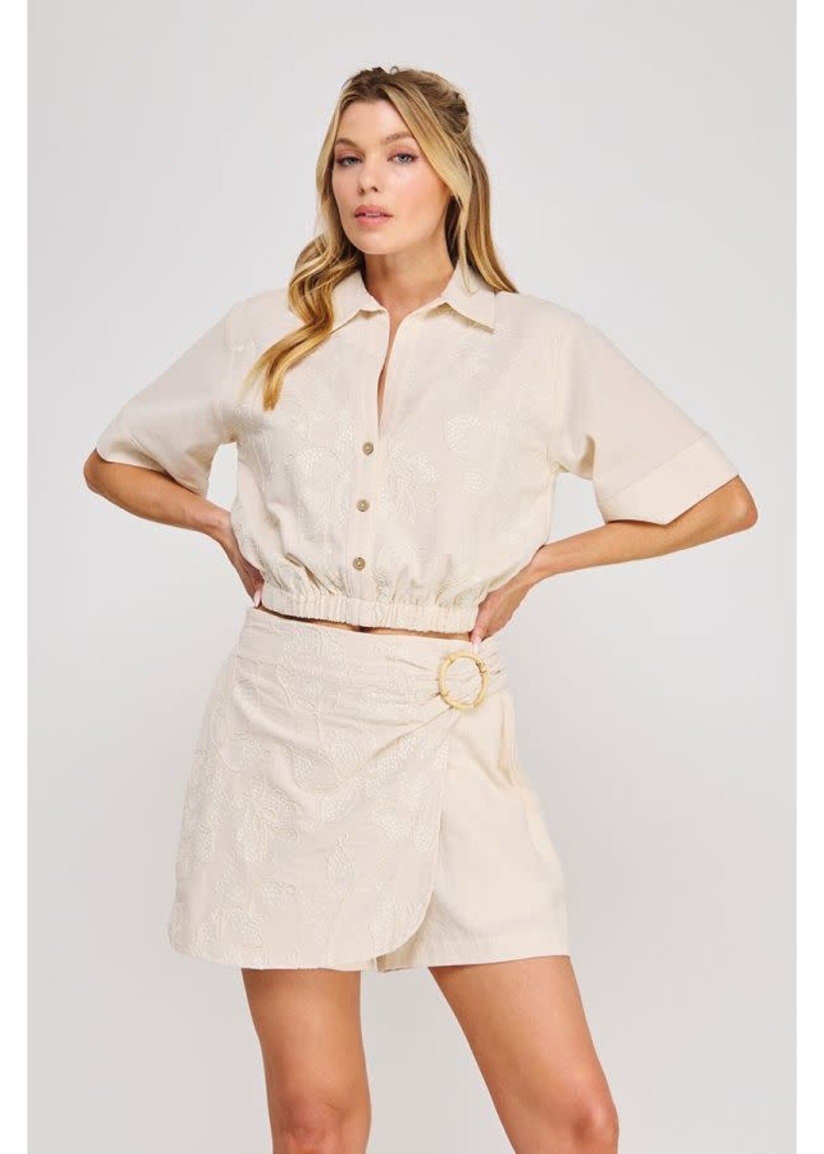 Allie Rose AR Cinch Waist Top