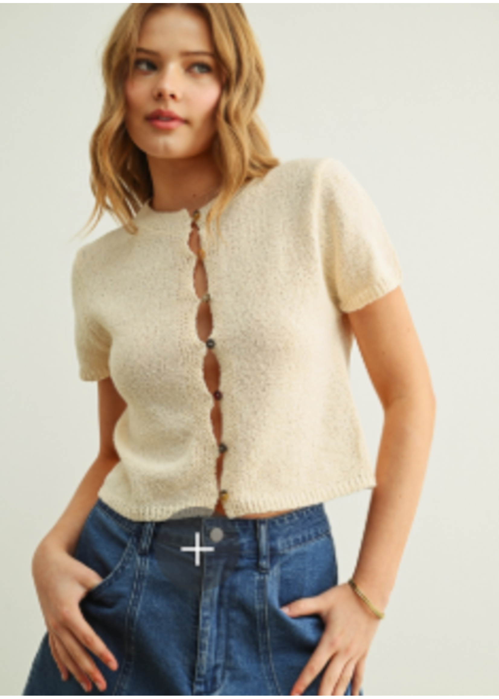 Miou Muse MM Multi Button Cardi