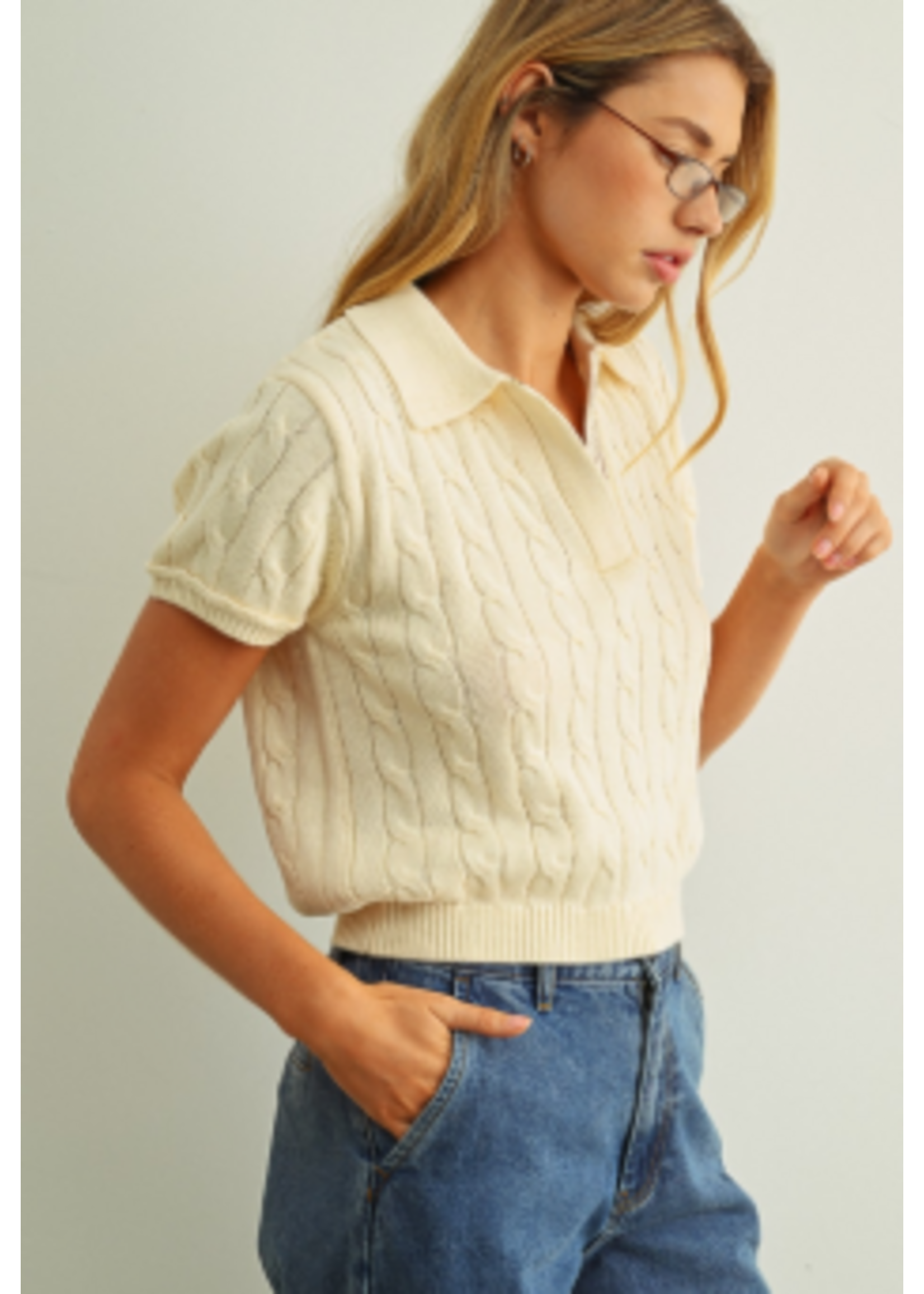 Miou Muse MM Short Slv Cable Top