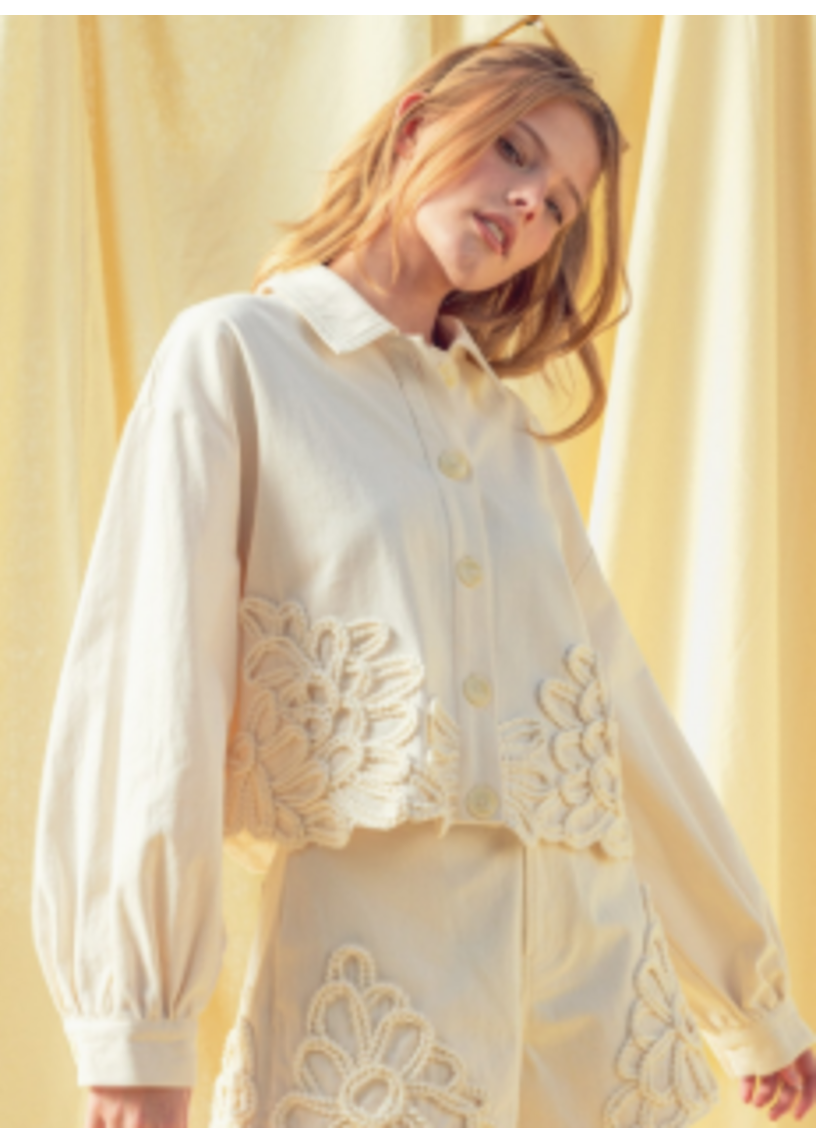 Miou Muse MM Floral Embellished Jacket