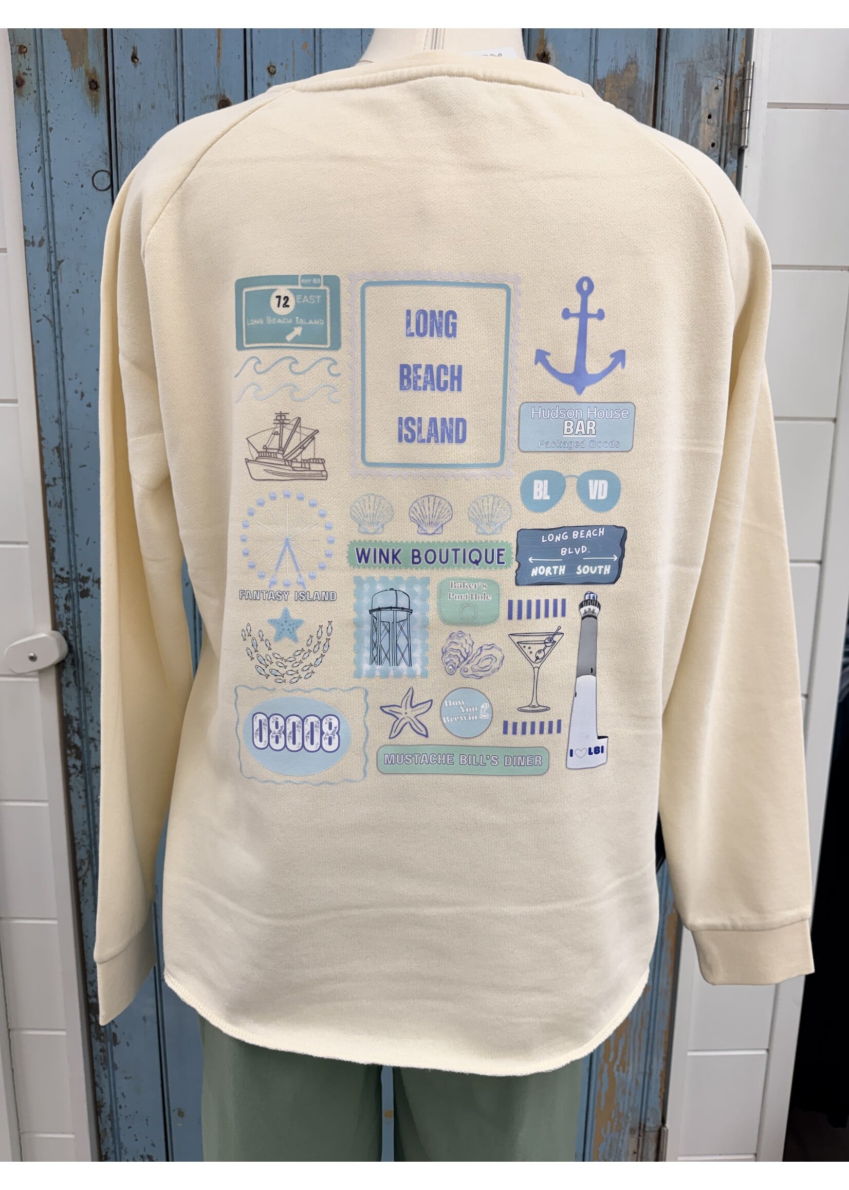 Wink W LBI Collage Sweatshirt