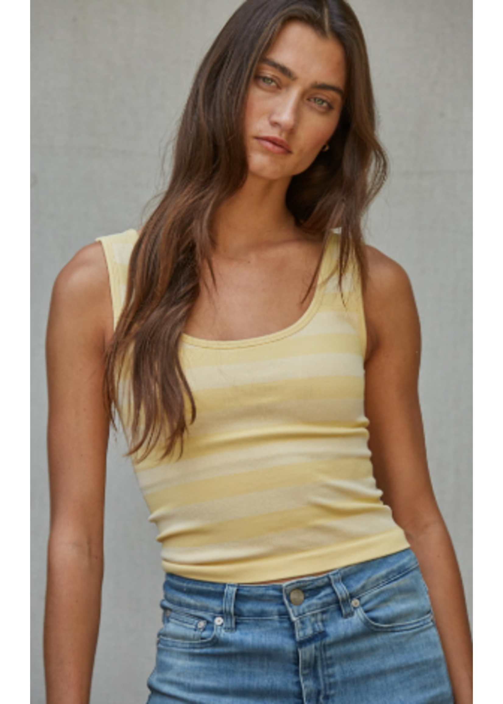 By together BT Baseline Striped Padded Tank