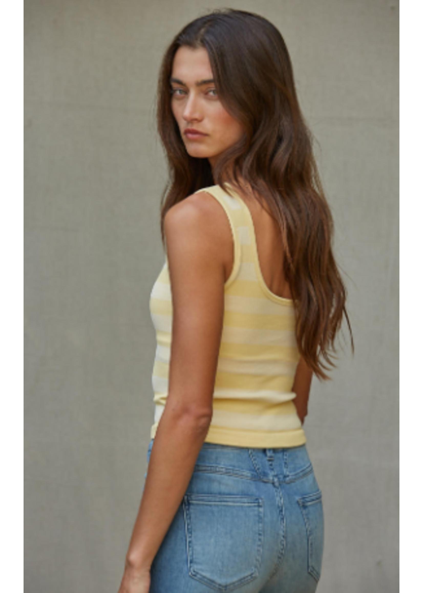 By together BT Baseline Striped Padded Tank