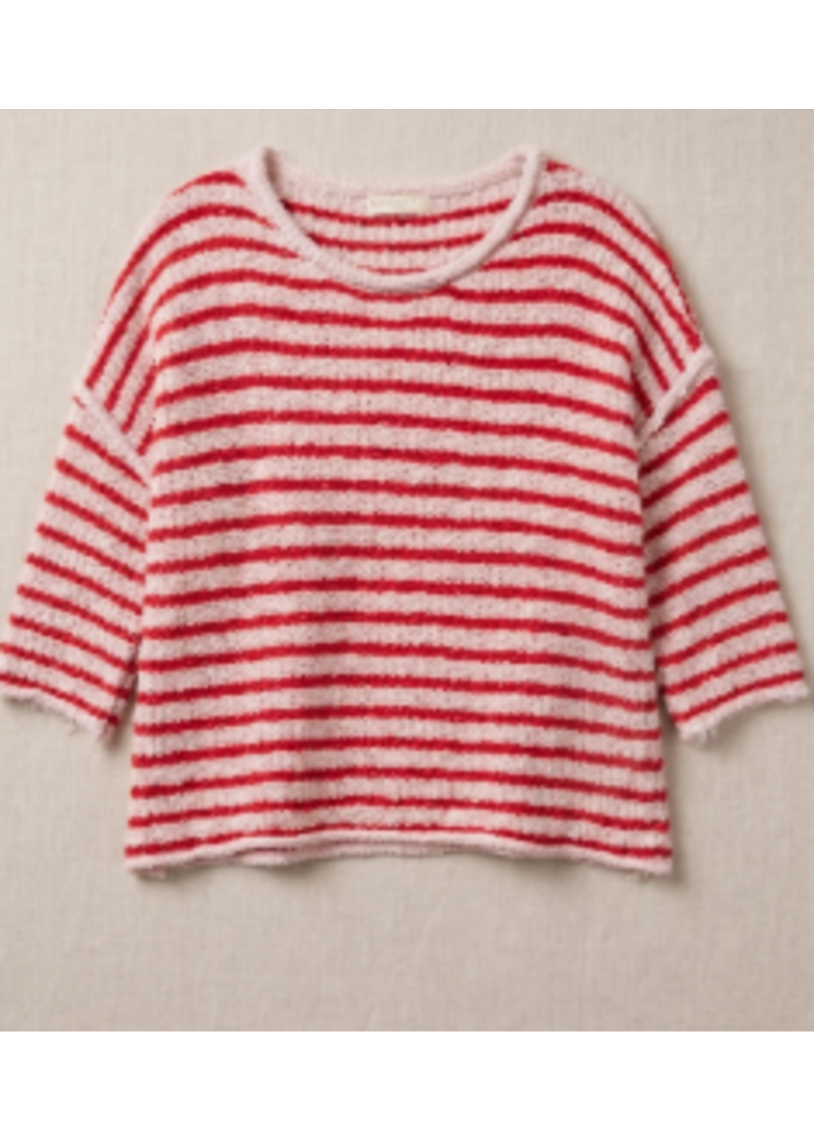 Illa Illa Illa 3/4 Striped Sweater Crew Neck
