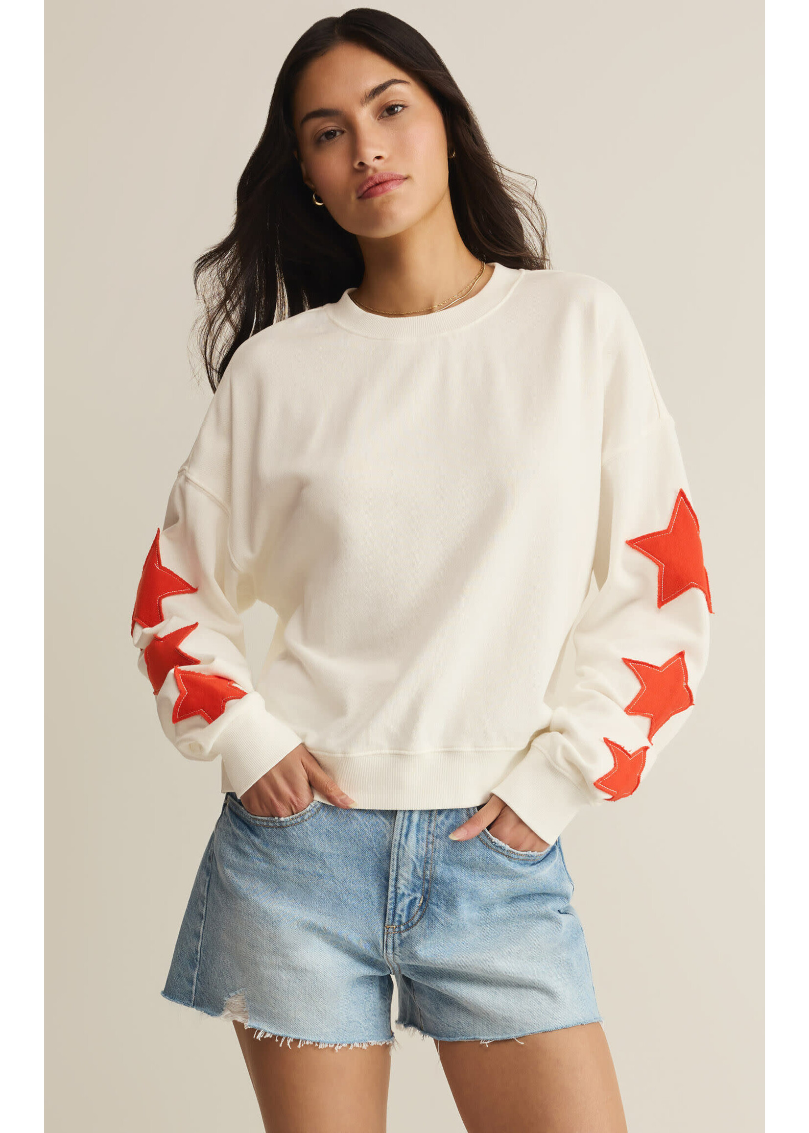 Z Supply ZS Stars First Date Sweatshirt