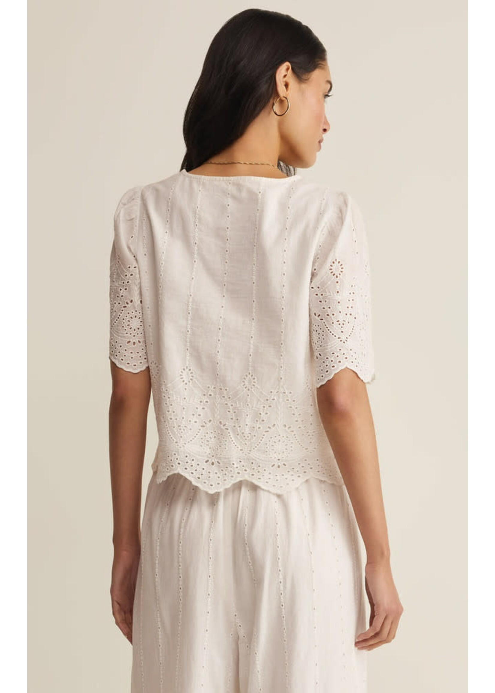 Z Supply ZS Oceanside Embroidered Top