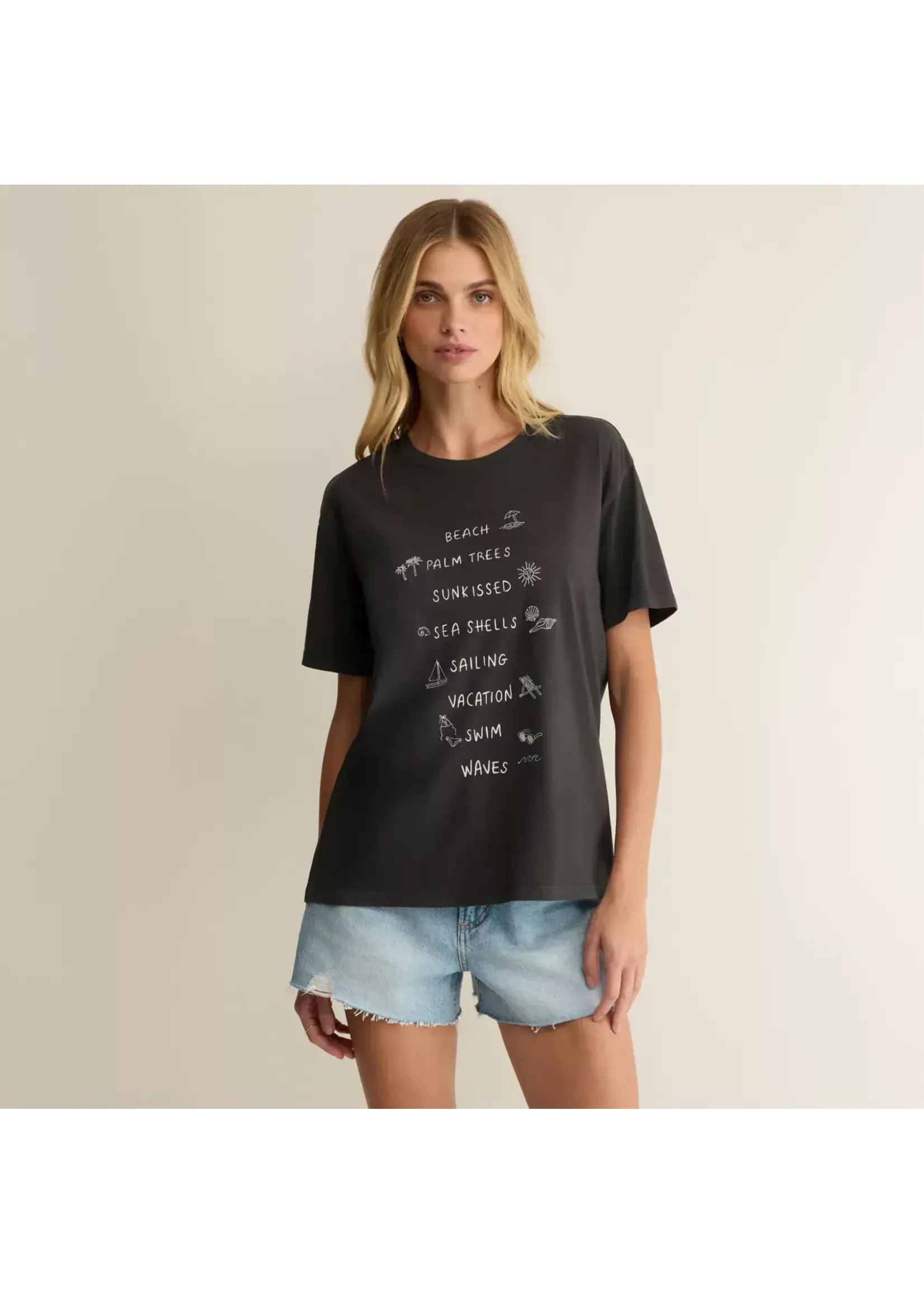Z Supply ZS To Do List Boyfriend Tee