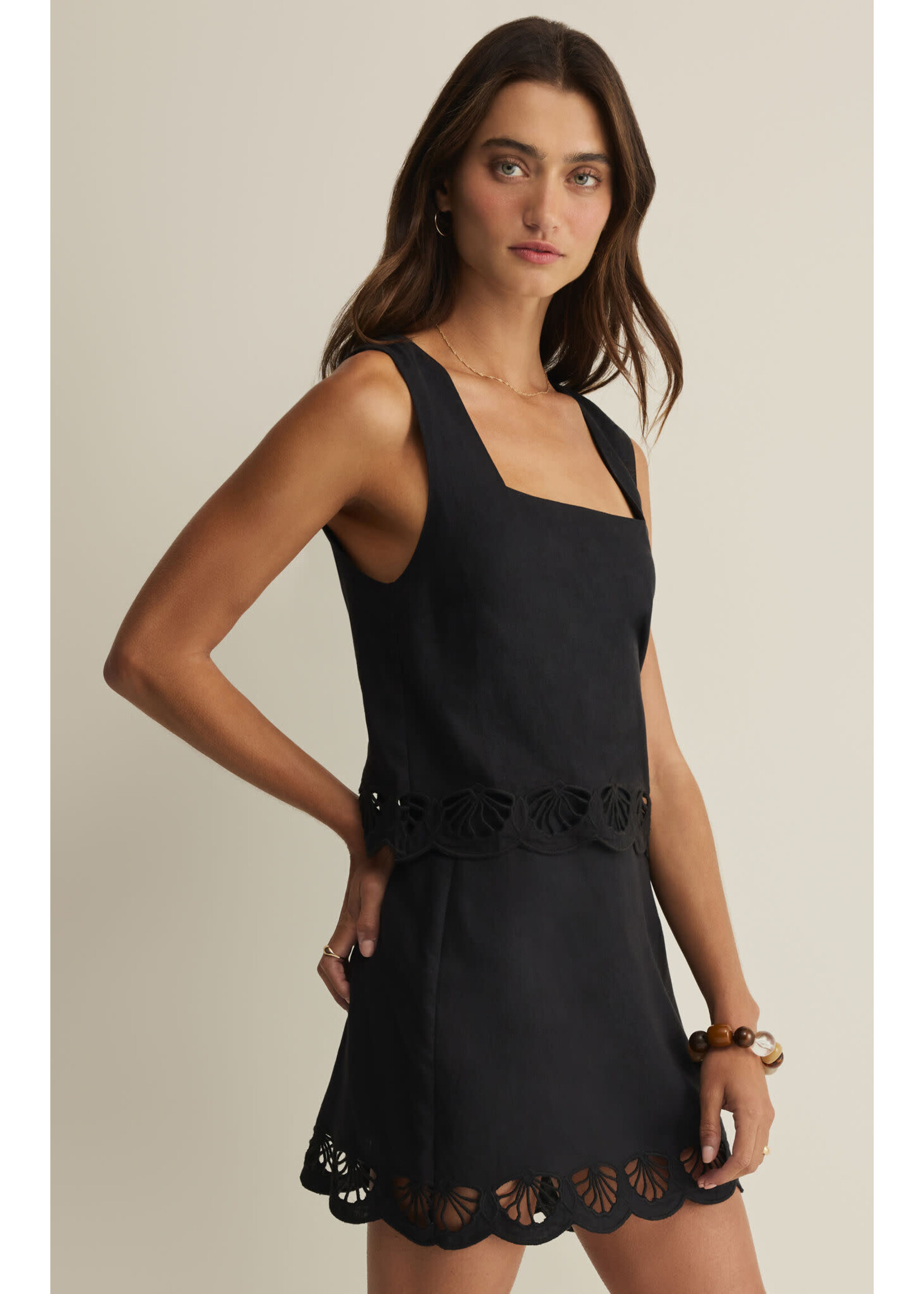 Z Supply ZS Charlene Embroidery Top