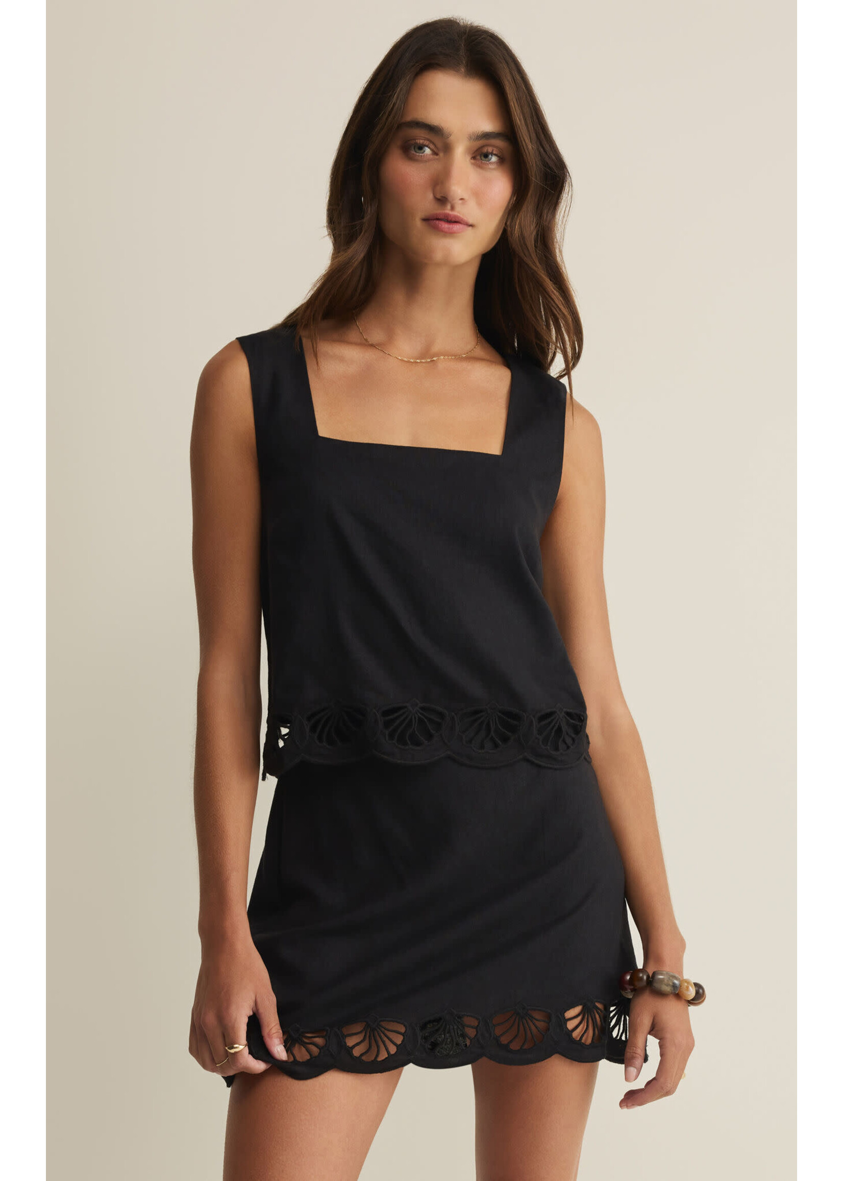 Z Supply ZS Charlene Embroidery Top