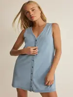 Z Supply Solace Denim Mini Dress