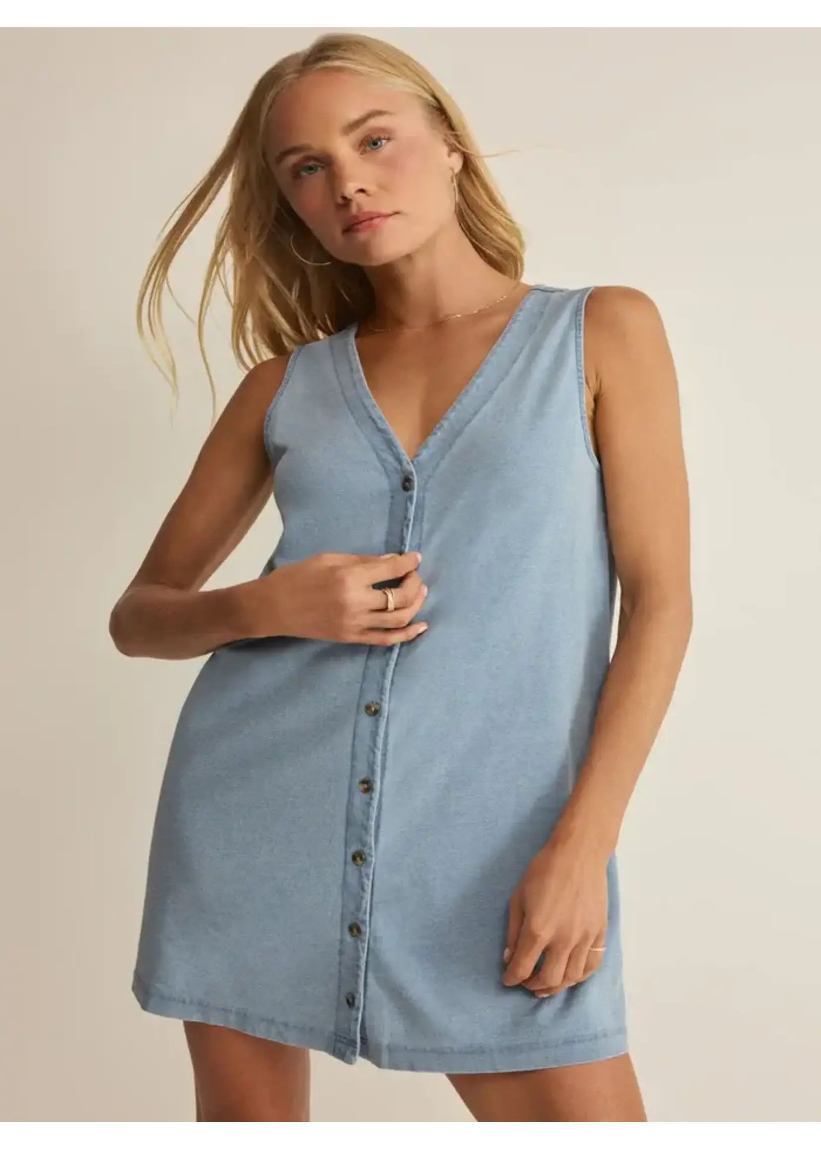 Z Supply ZS Solace Denim Mini Dress