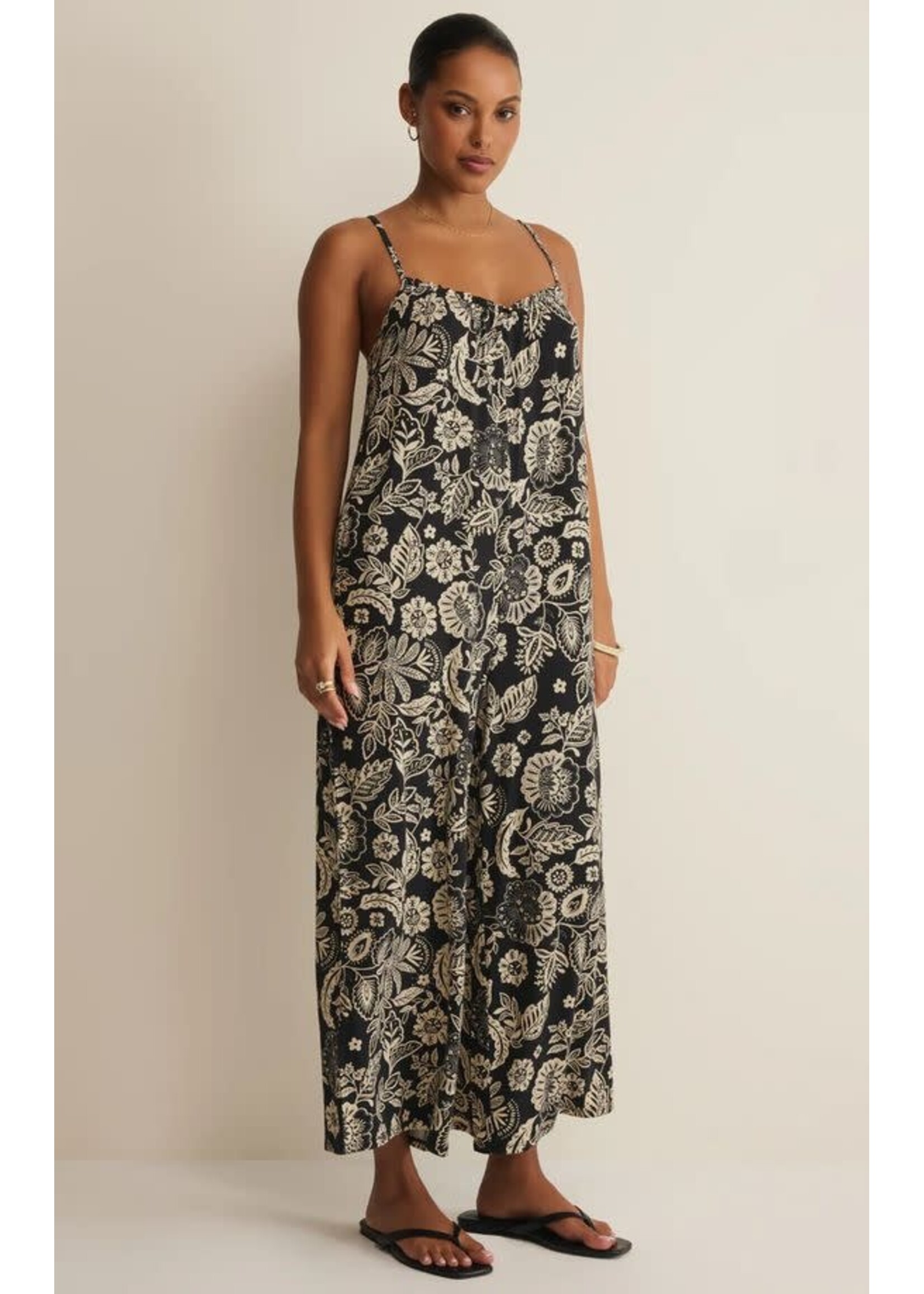Z Supply ZS Day Off Luz Floral Jumpsuit