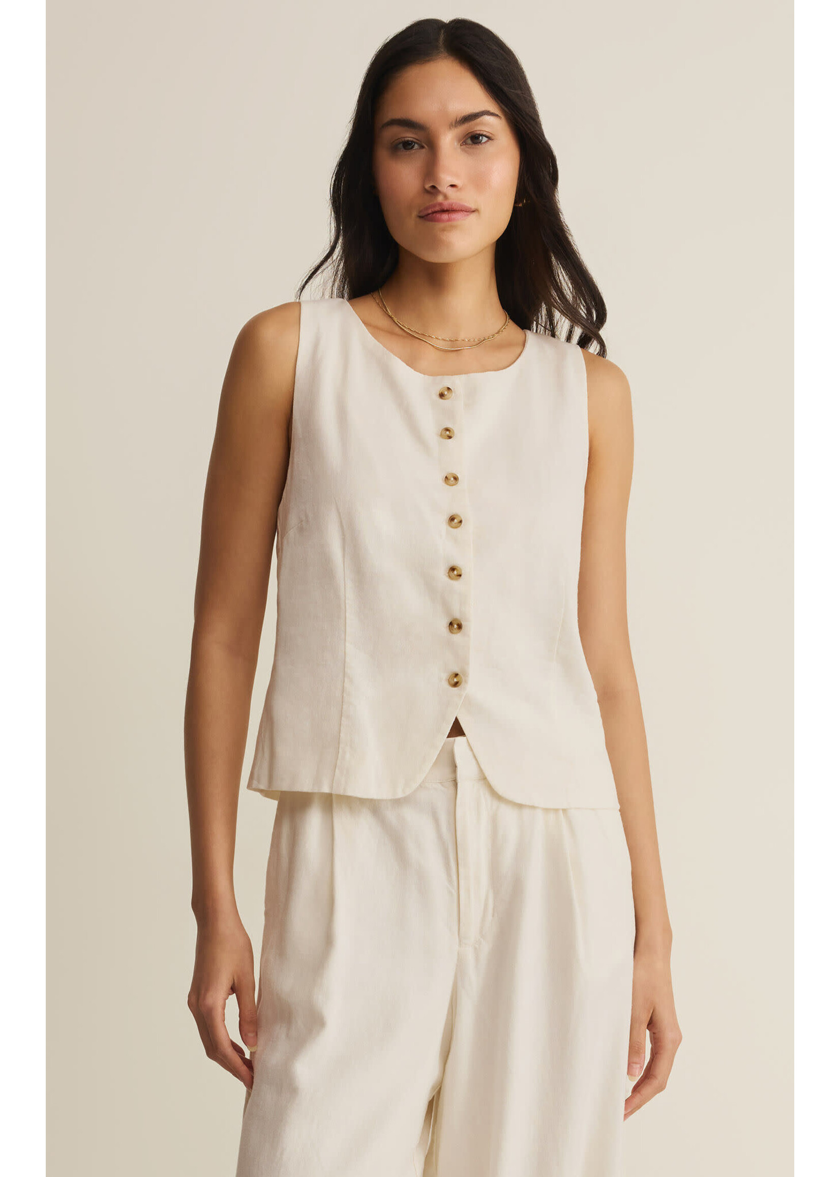 Z Supply ZS Roman Linen Vest