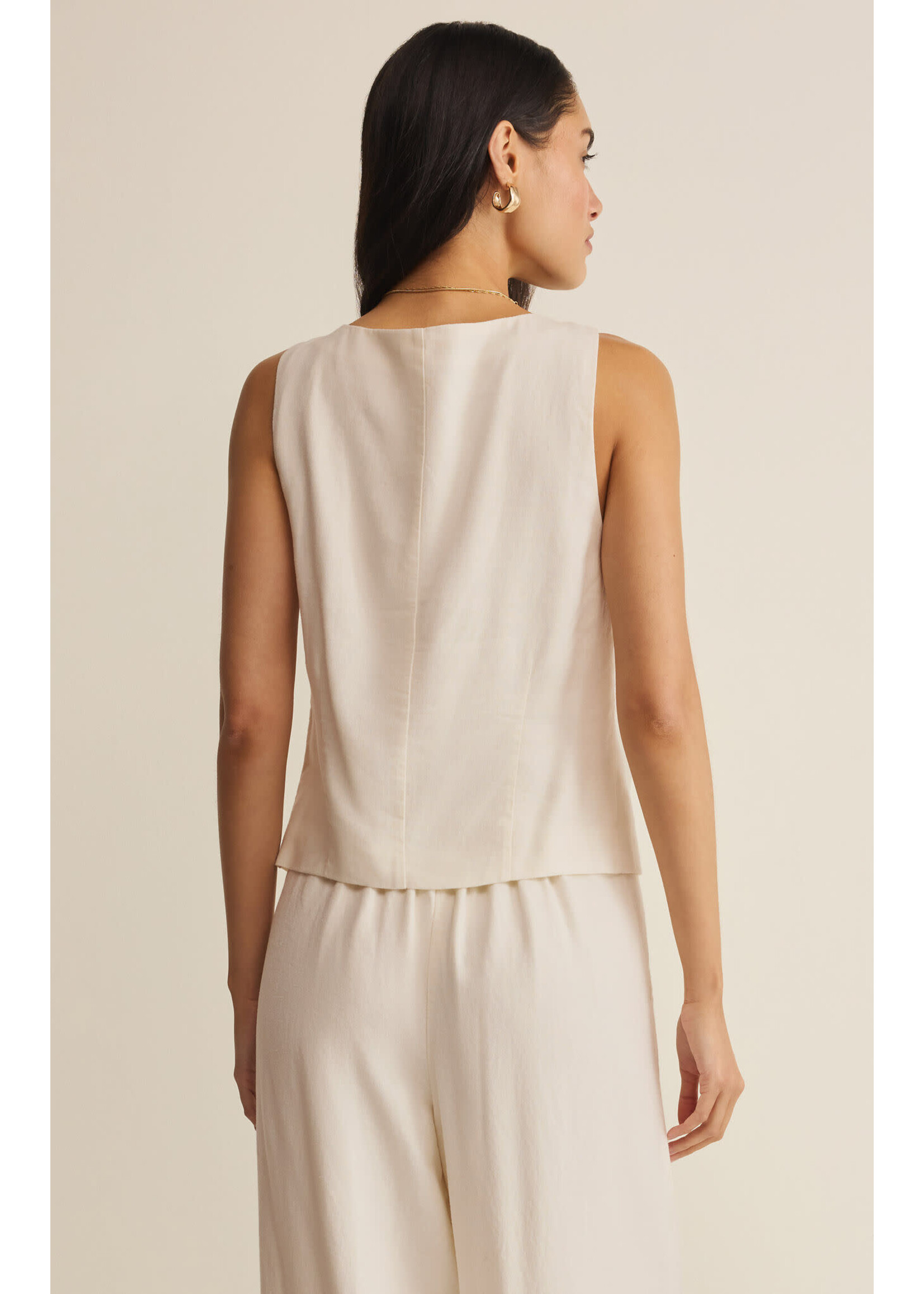 Z Supply ZS Roman Linen Vest