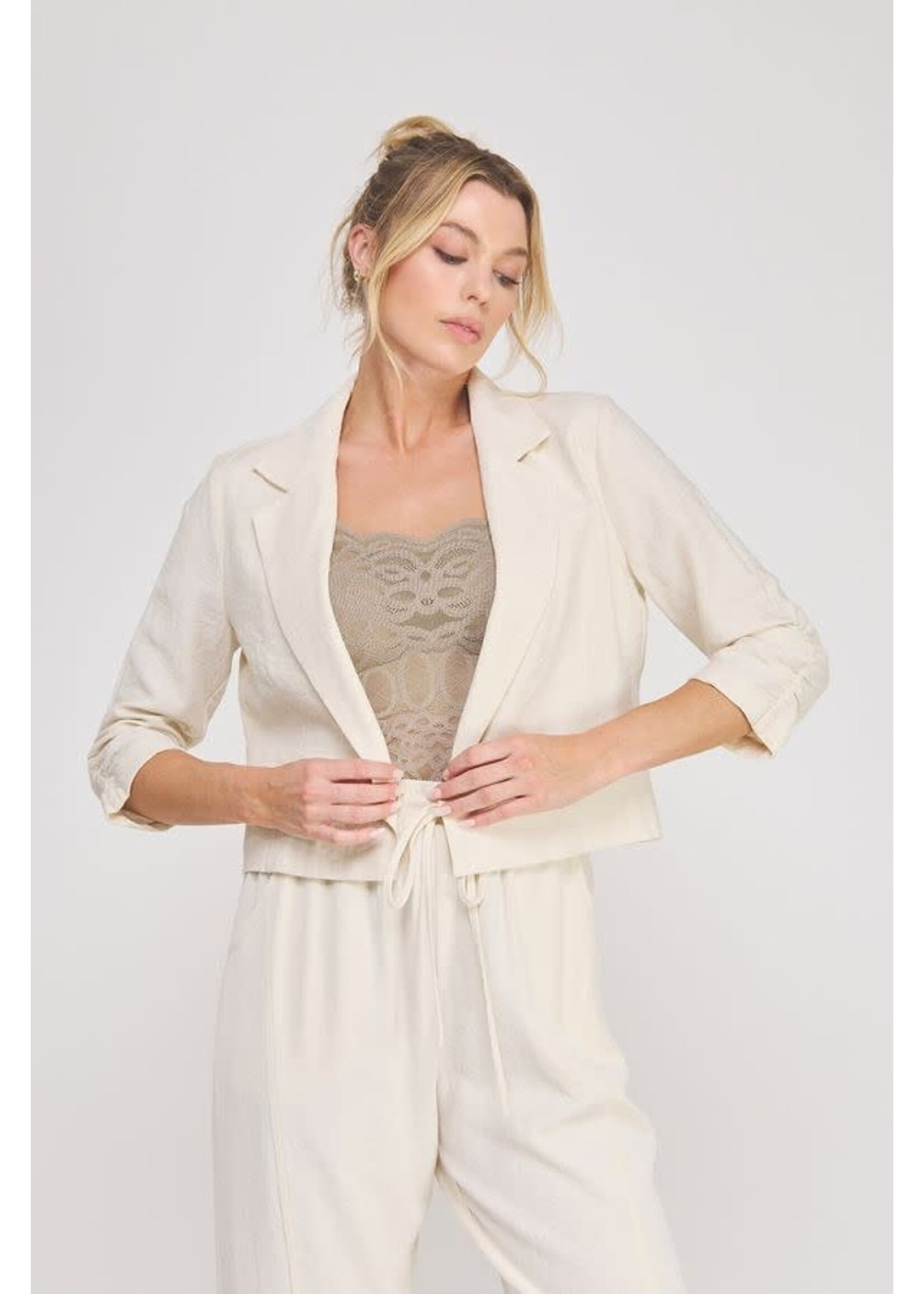 Allie Rose AL Linen Blazer