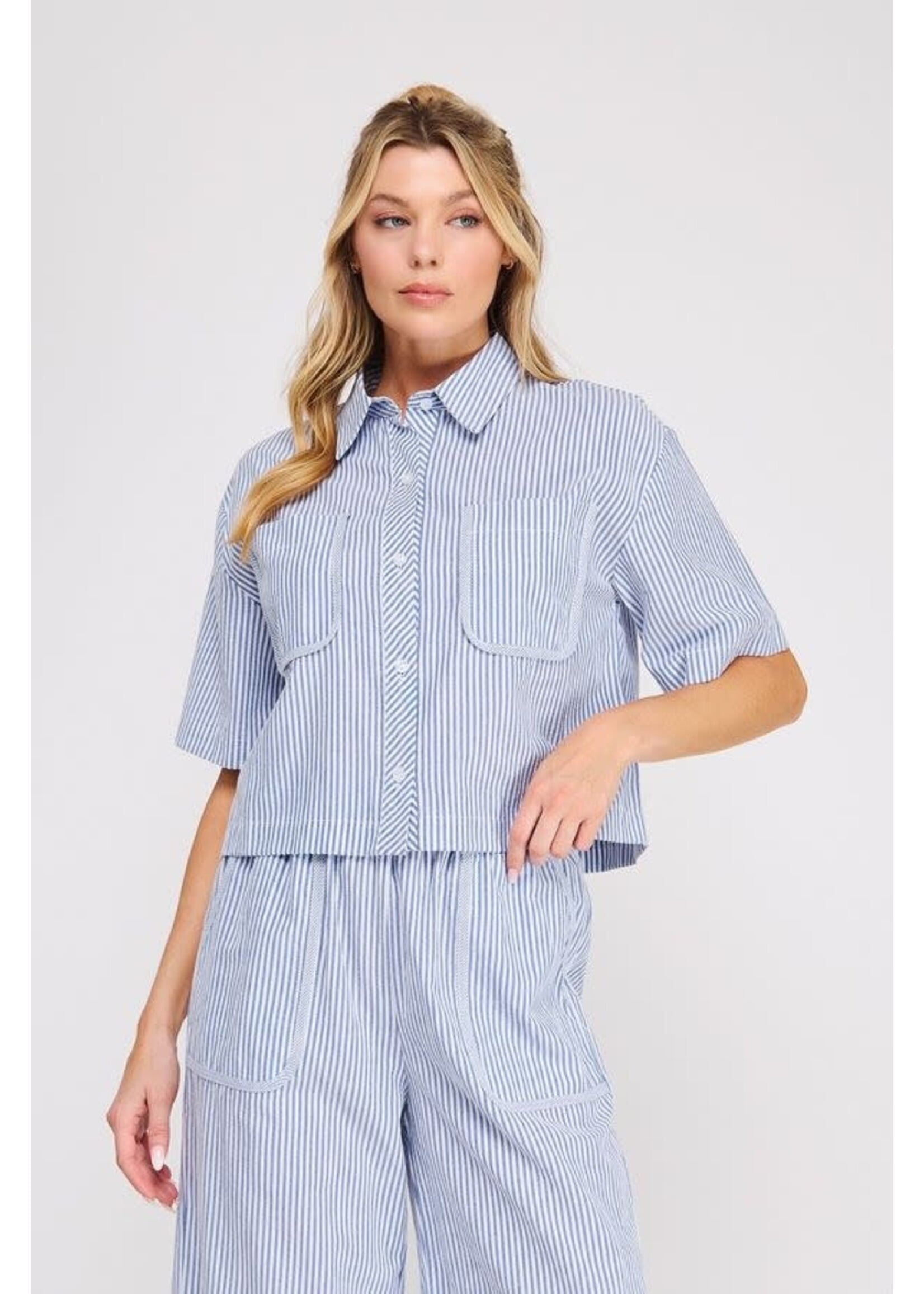 Allie Rose AR Striped Shirt