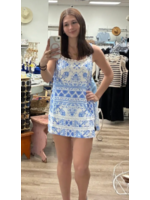 Sky to Moon Blue Hermes Dress