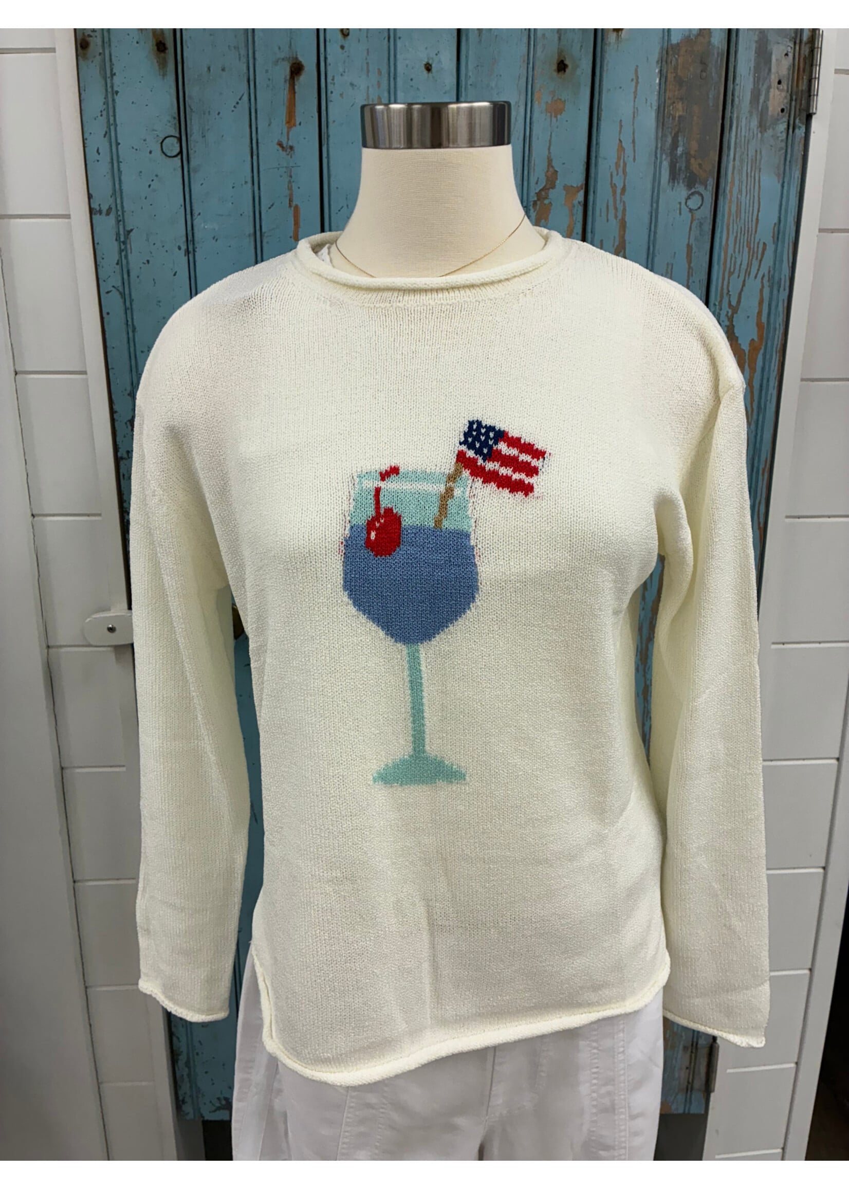 Sunday Edition SE USA Cocktail Sweater