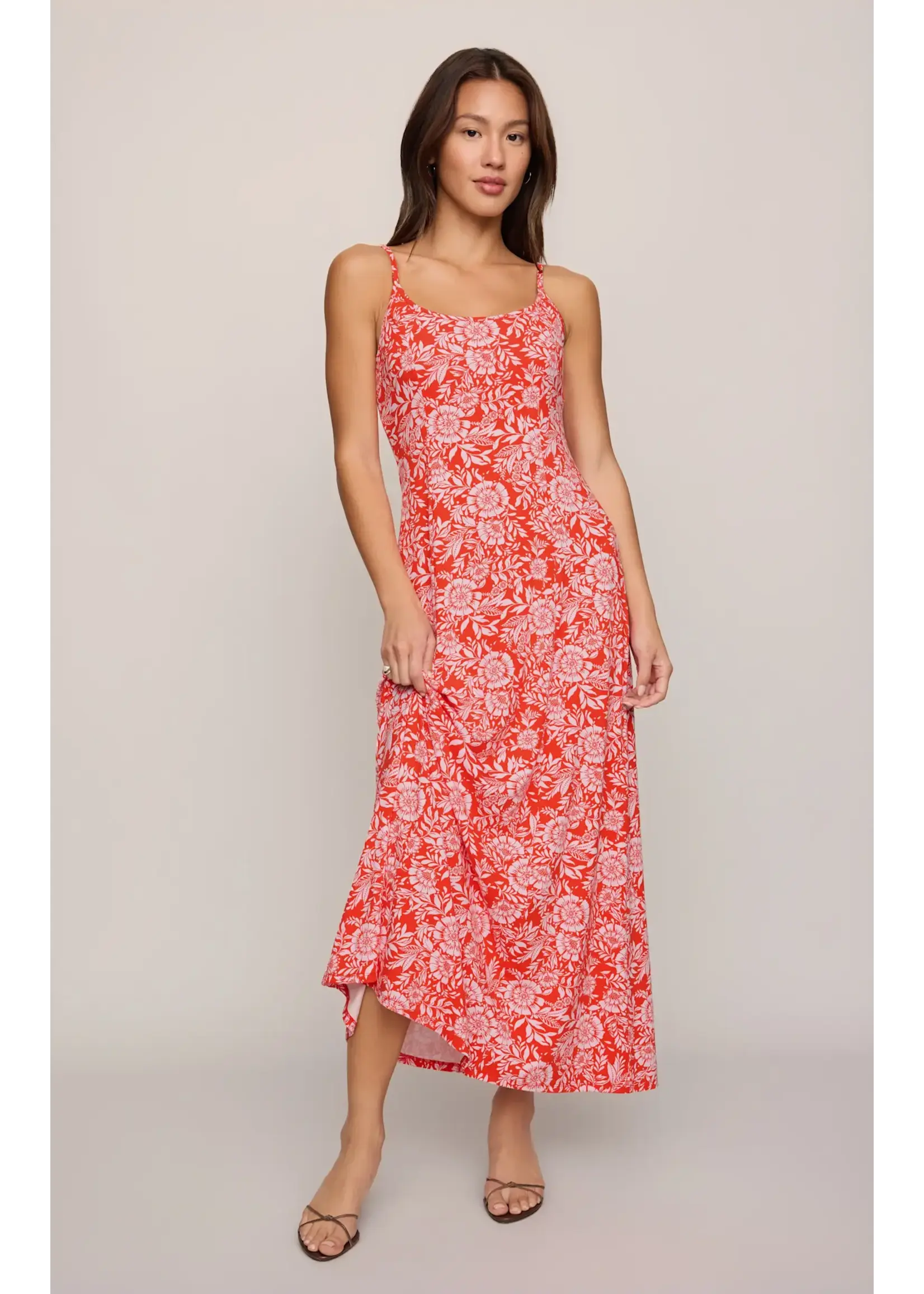 Z Supply ZS Charisma Floral Midi Dress