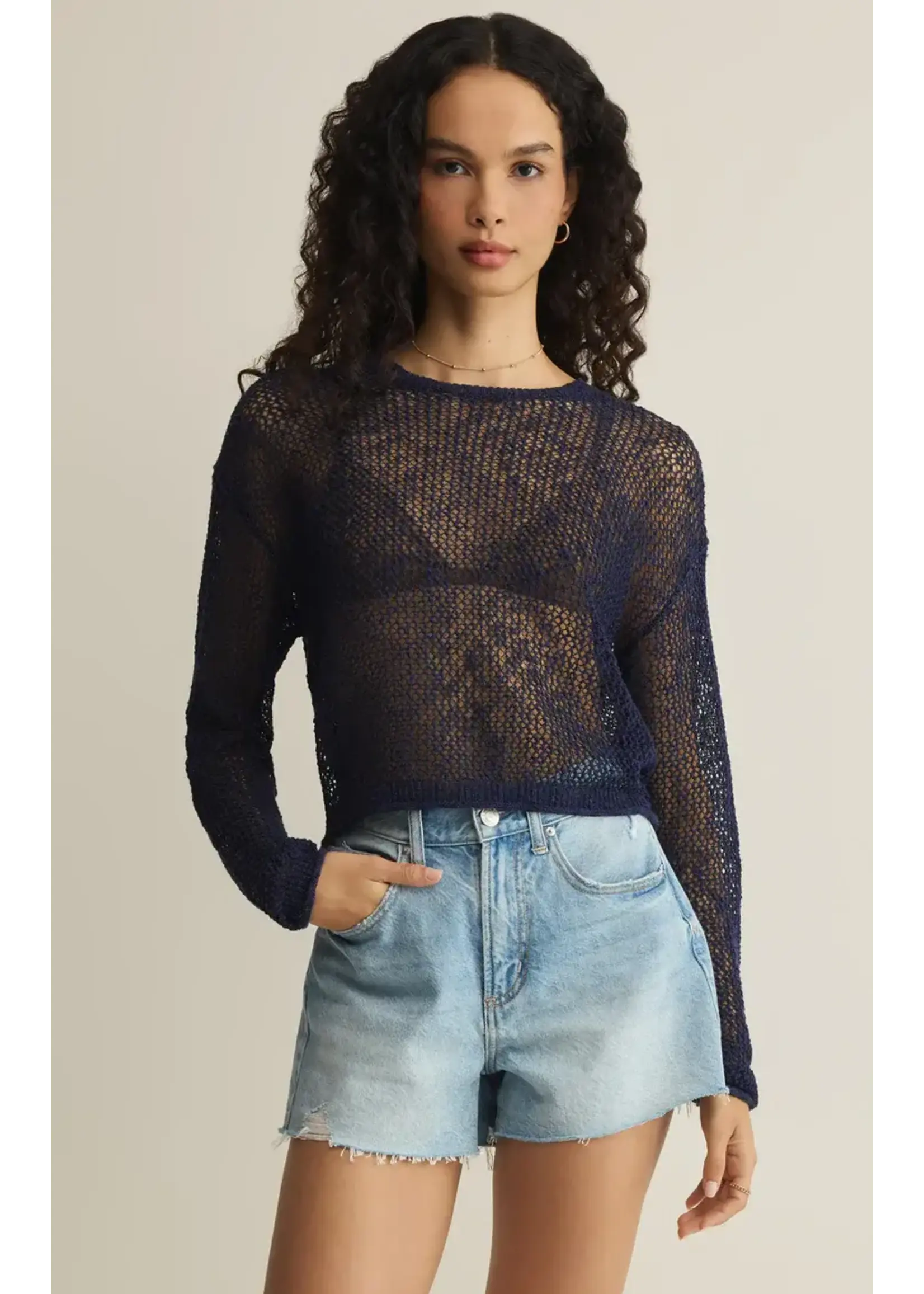 Z Supply ZS Terrain Crochet Sweater