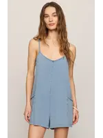 Z Supply Jersey Denim Romper