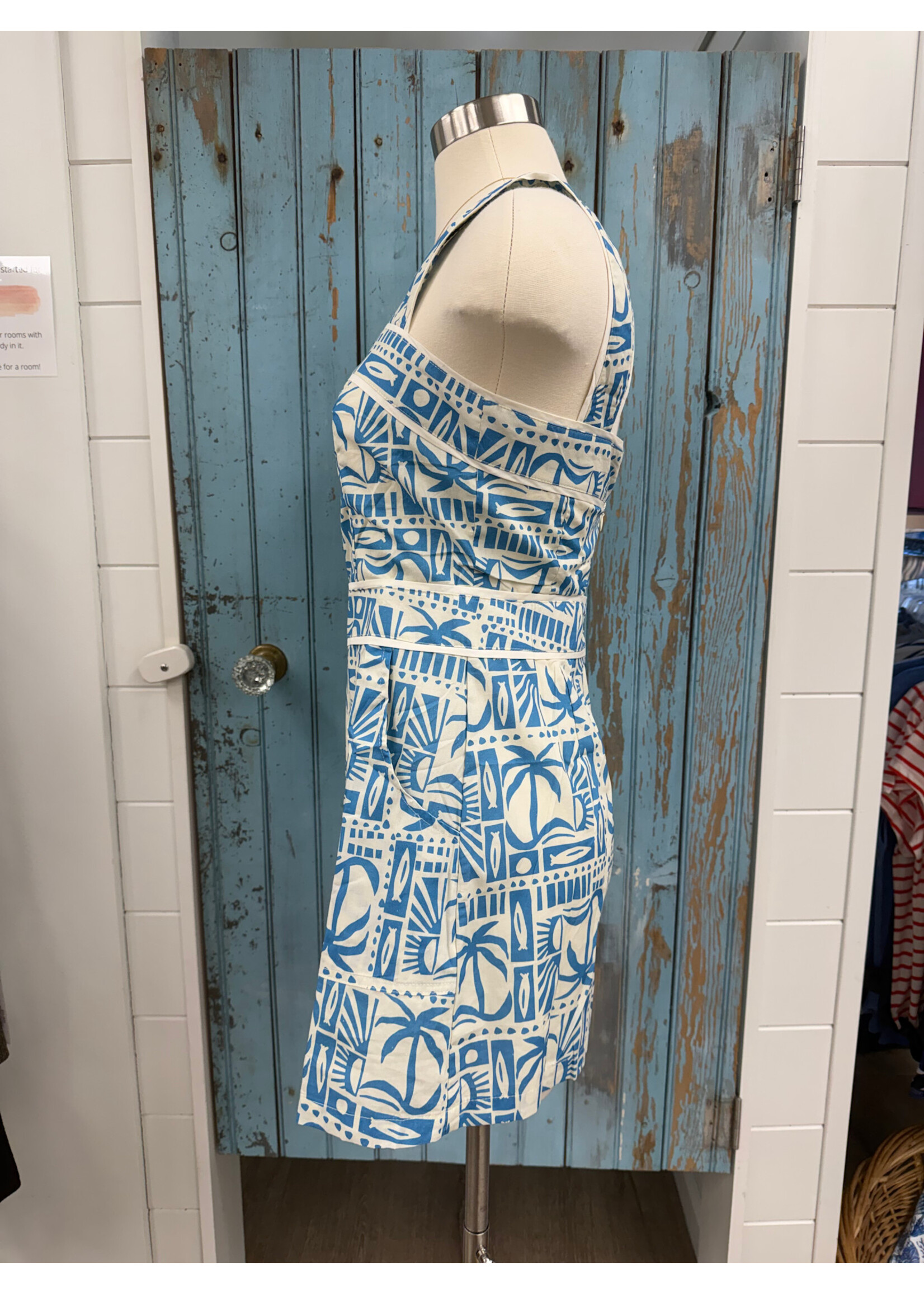Sincerely Ours SO Tide Tile Mini Dress
