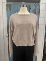 Z Supply Beach Embroidered Sweater
