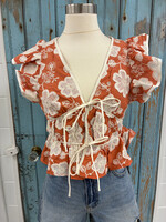 Sincerely Ours Talia Flower Top