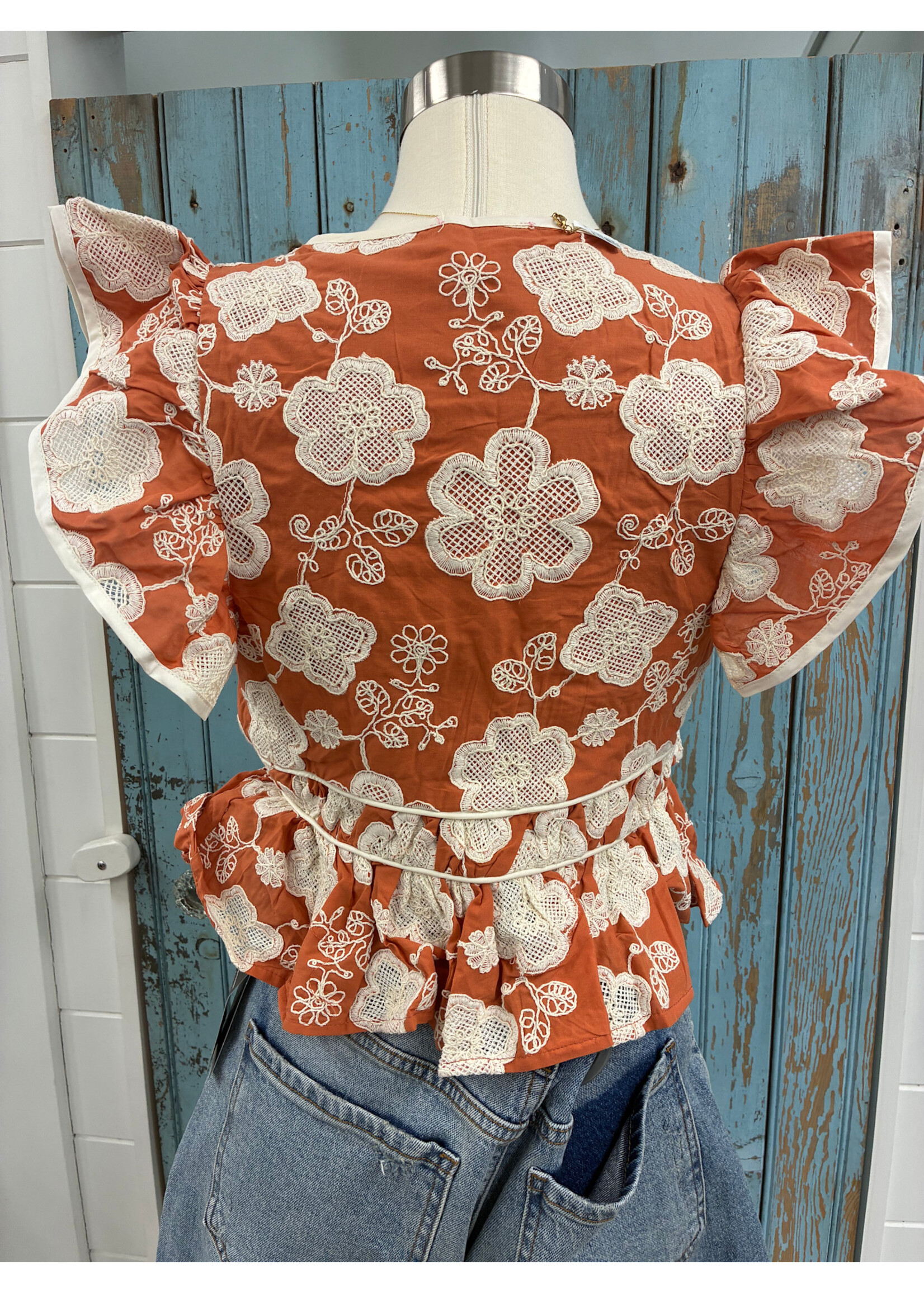Sincerely Ours SO Talia Flower Top