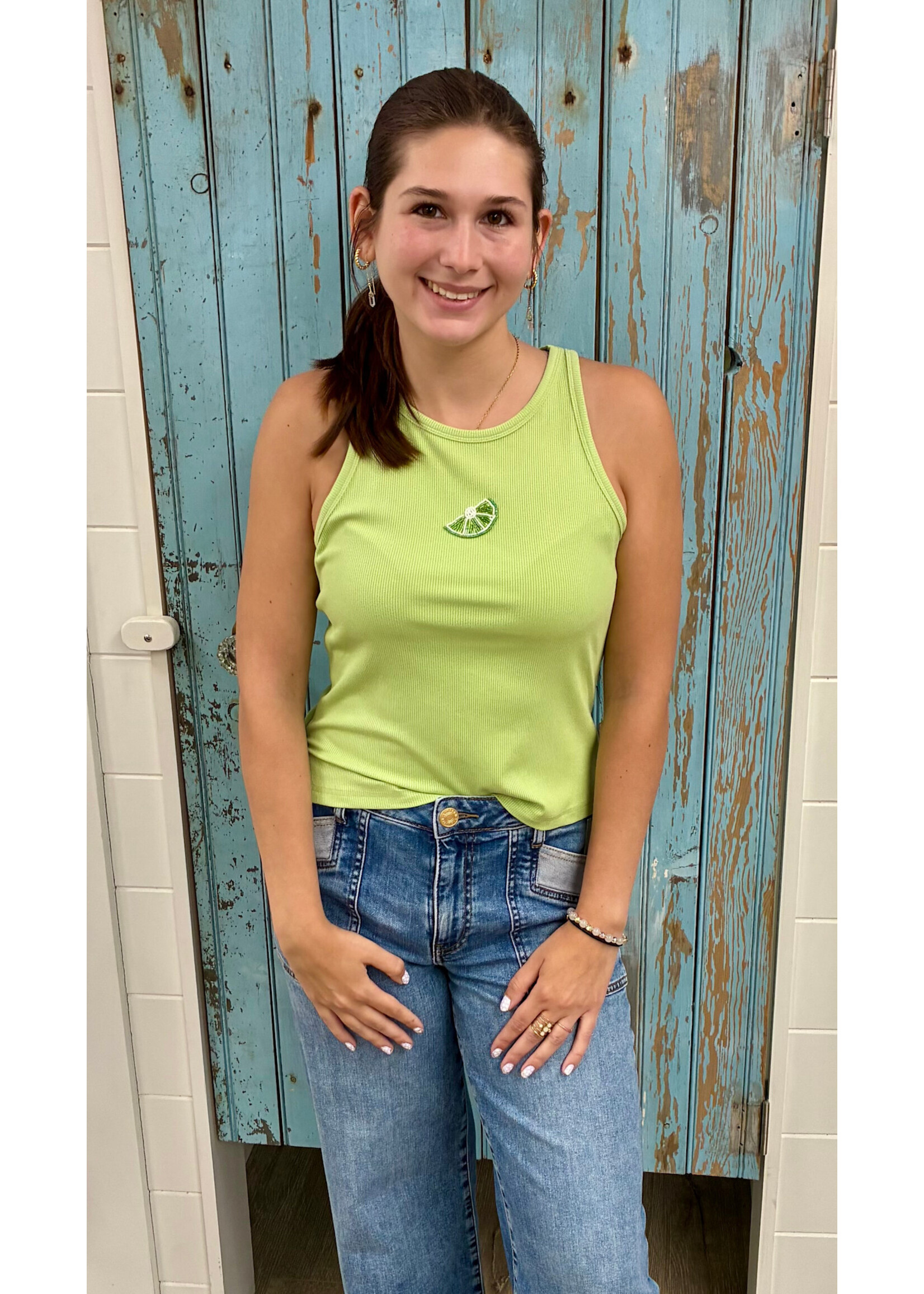 Sunday Edition SE Lime Beads Tank