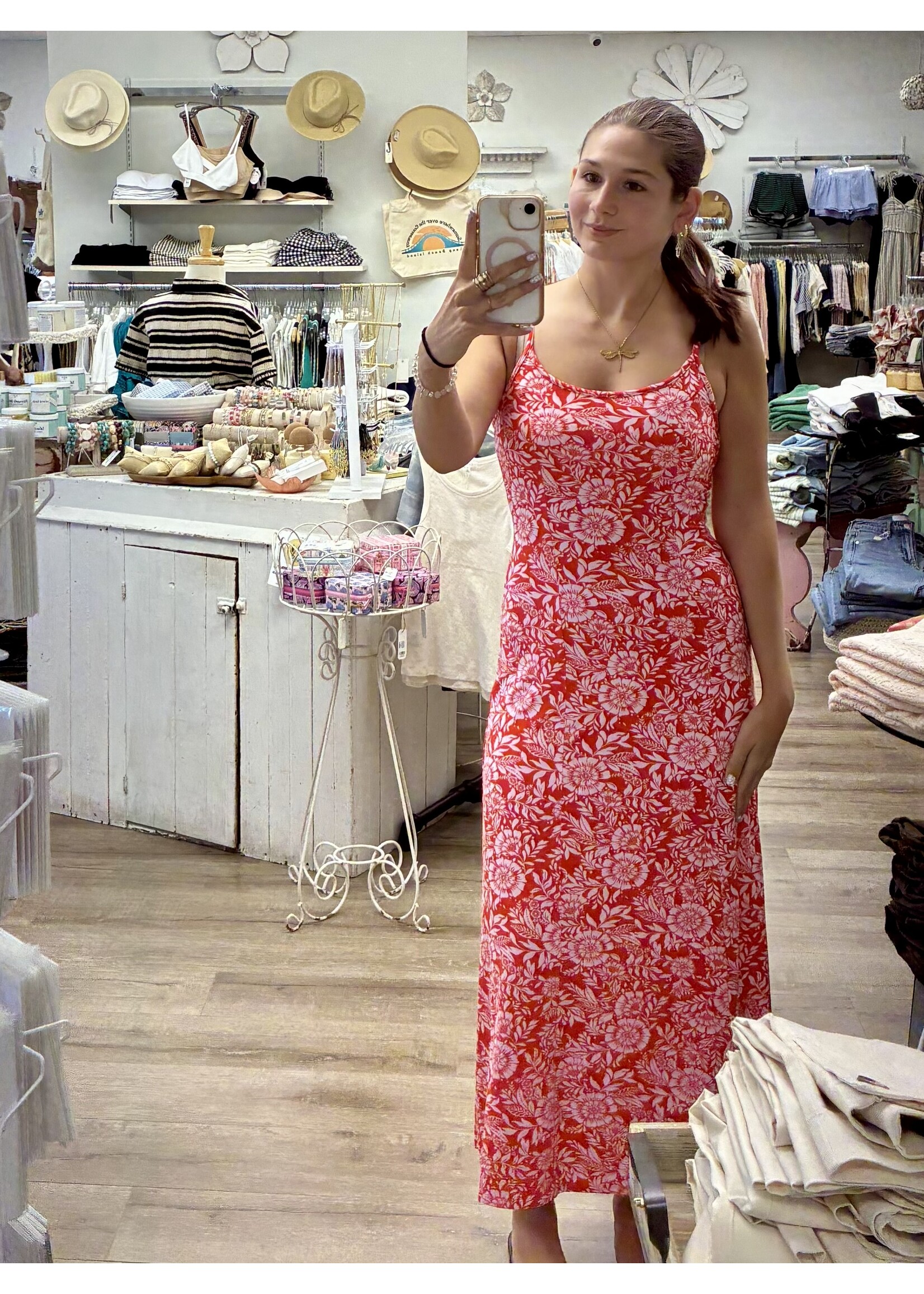 Z Supply ZS Charisma Floral Midi Dress