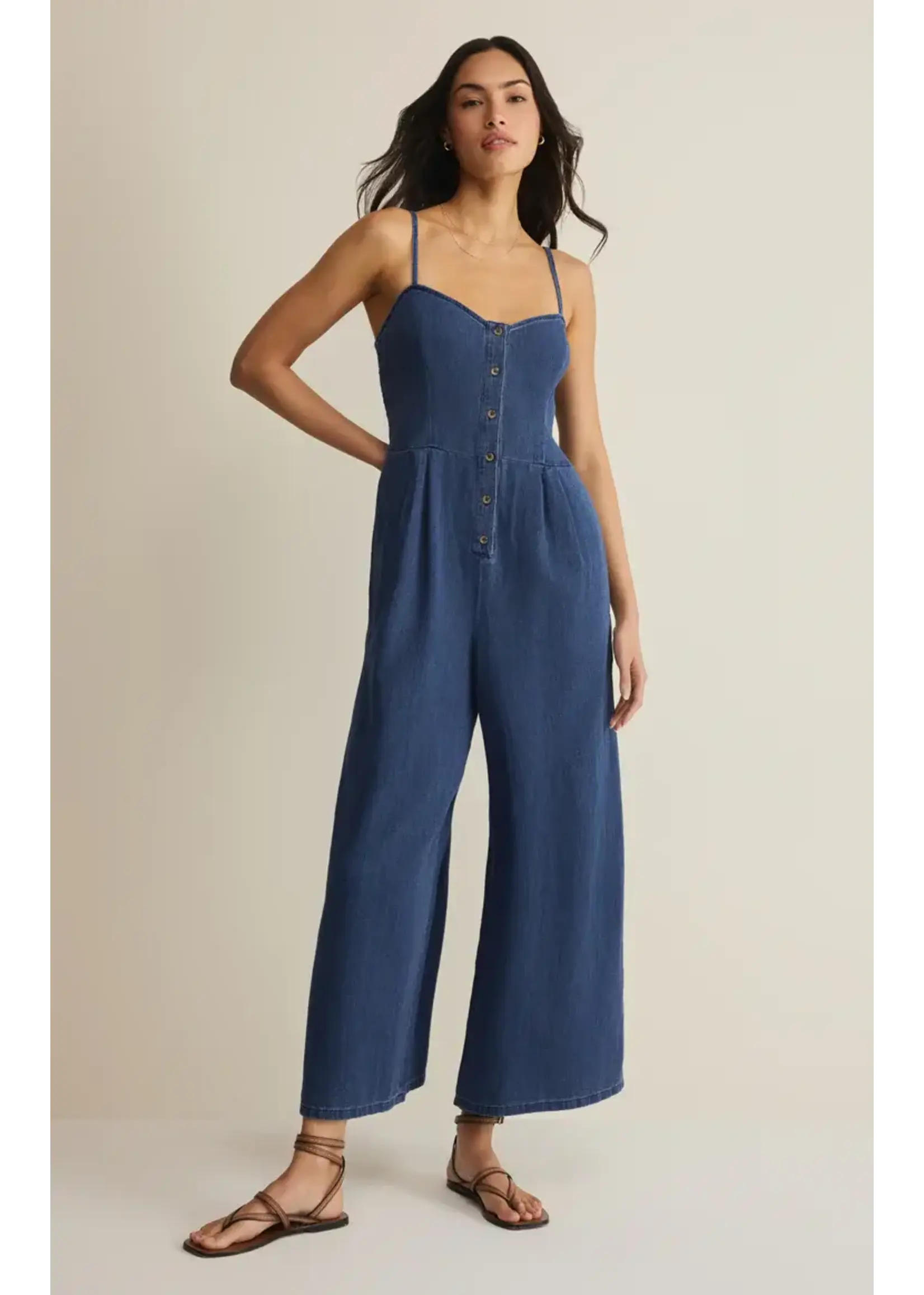 Z Supply ZS Angel Eyes Twill Jumpsuit