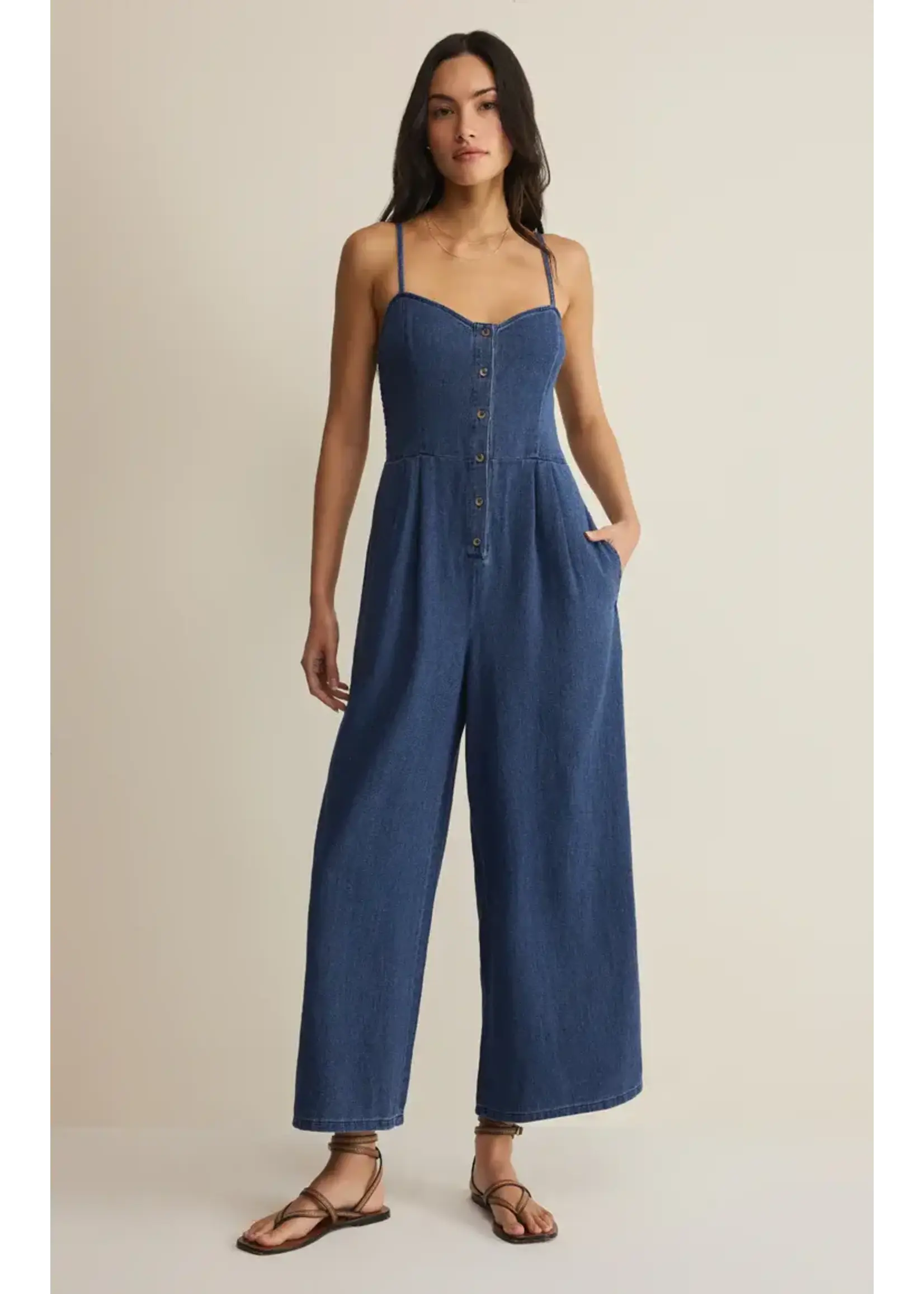 Z Supply ZS Angel Eyes Twill Jumpsuit