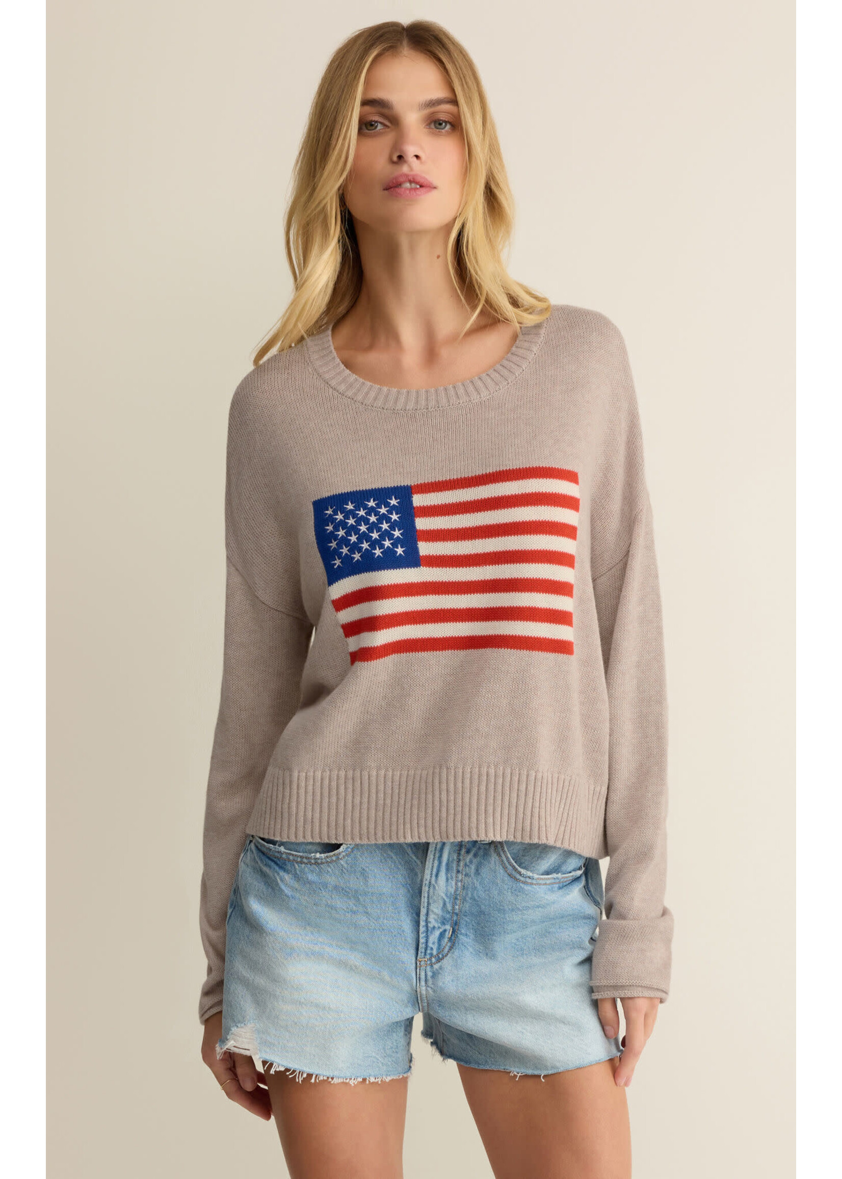 Z Supply ZS Sienna Patriot Sweater